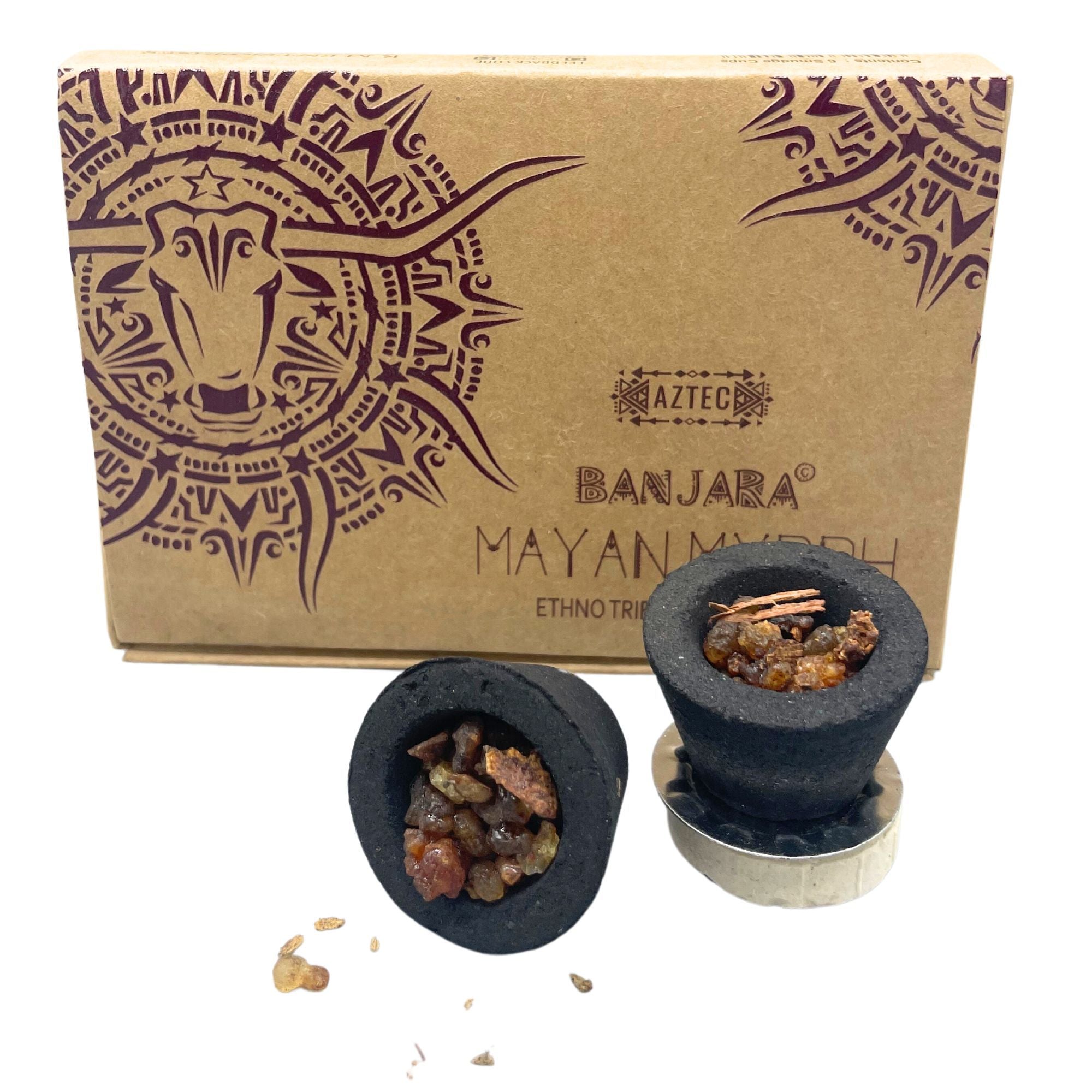 Caixa de Copos de Resina Banjara Mirra