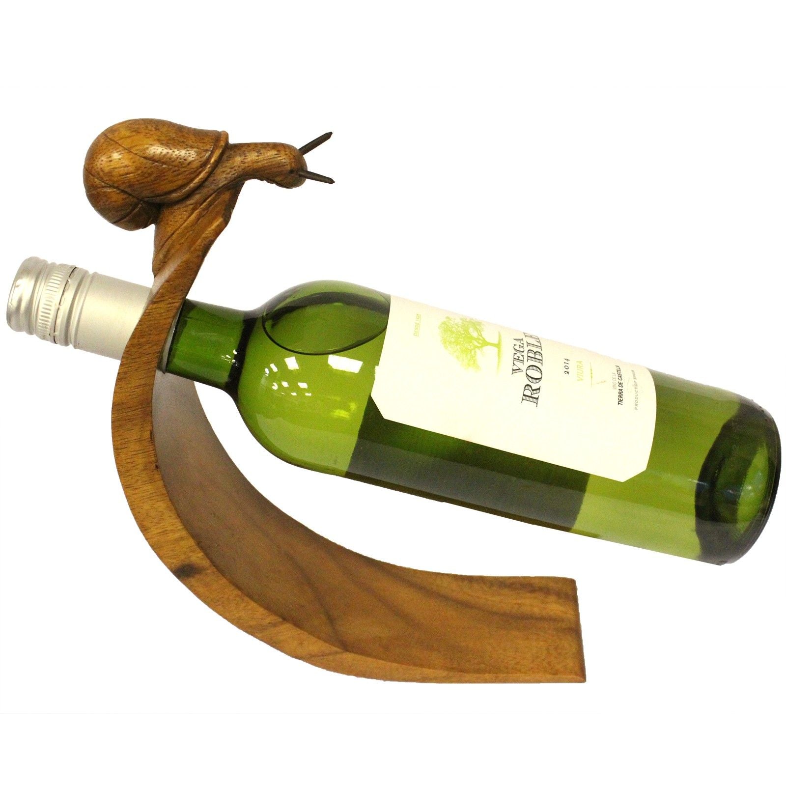 Suporte para Garrafas de Vinho – Caracol