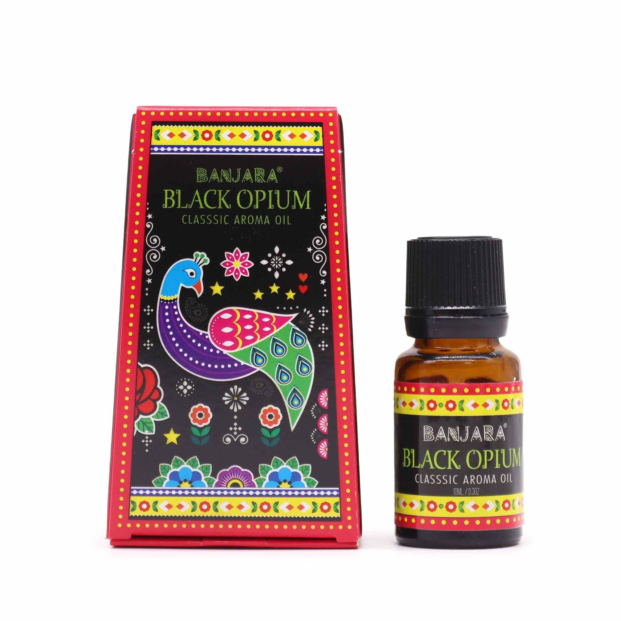 Óleo perfumado indiano Banjara 10ml - Ópio Negro