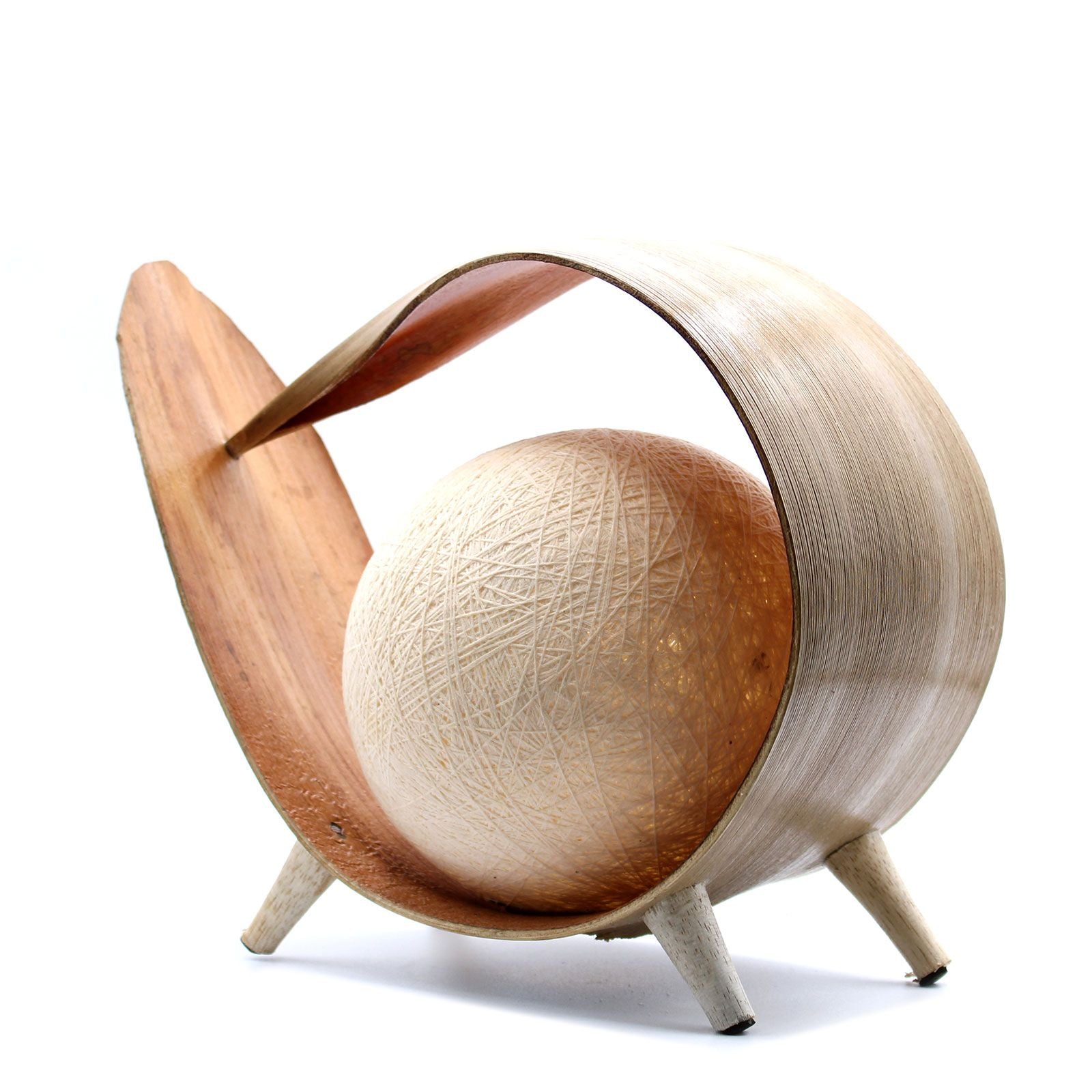 Lâmpada de Coco Natural – Laço Natural