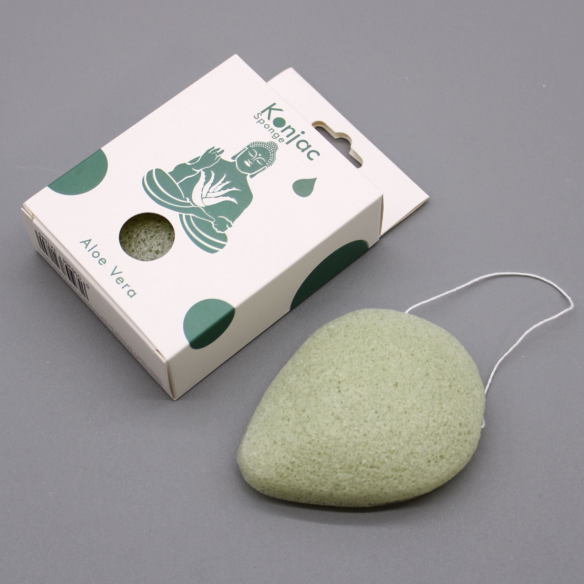 Esponja facial Konjac con Aloe Vera, Cicatrizante