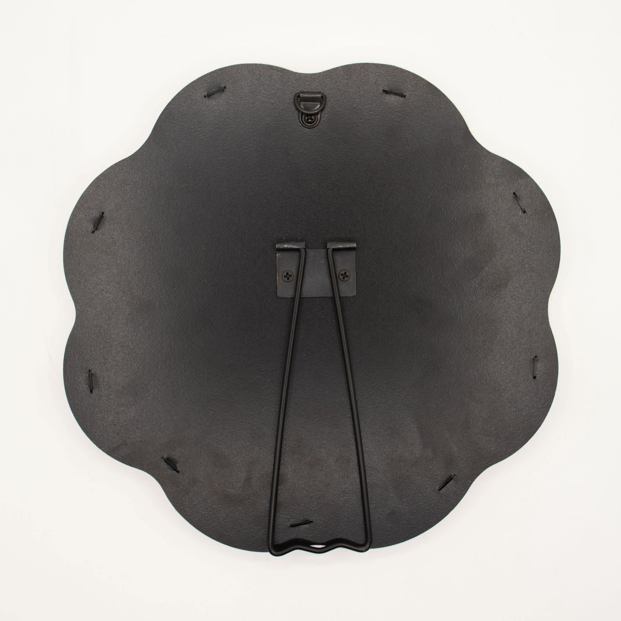 Flower-Shaped Wavy Stone Mirror