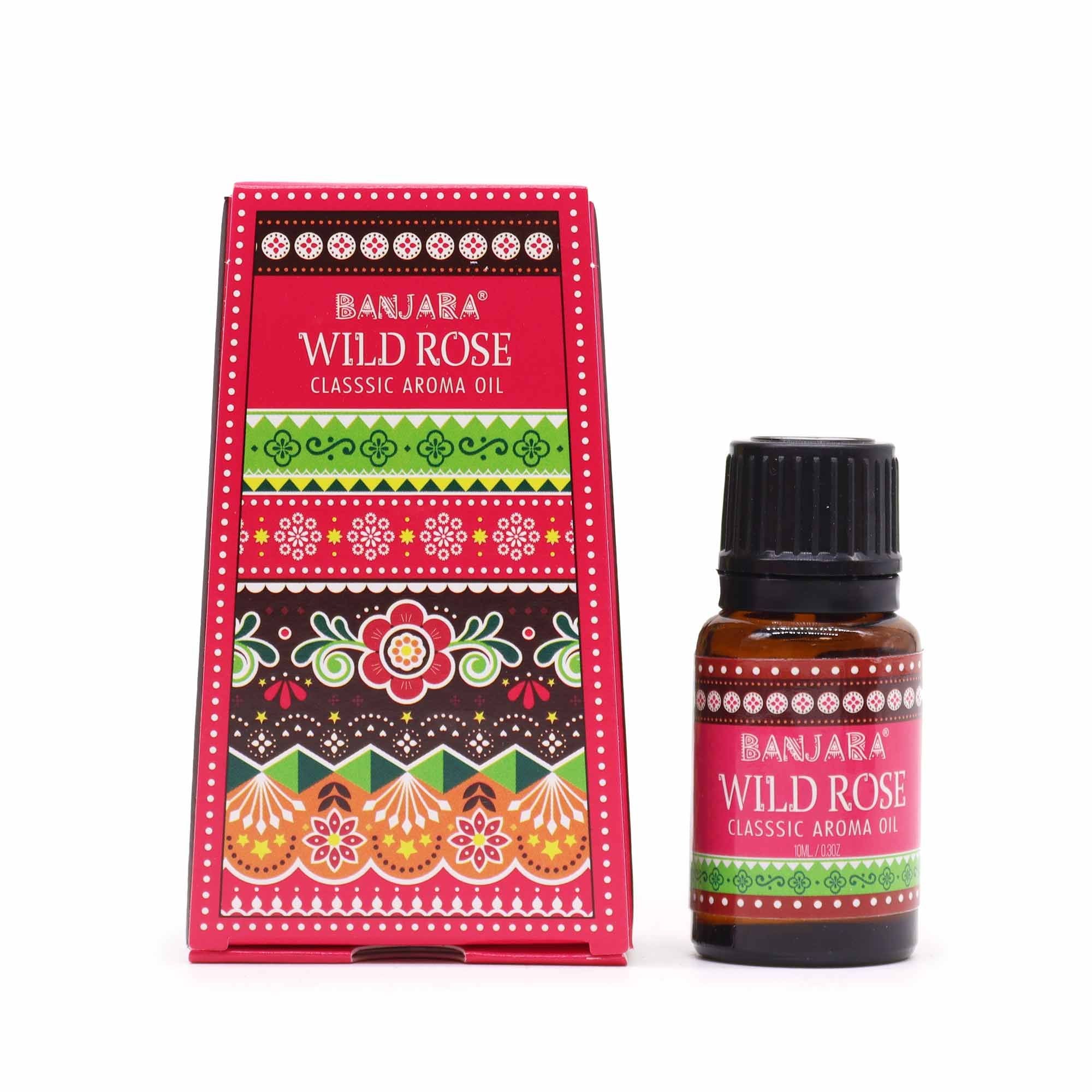 Óleo de Fragrância Indiano Banjara Rosa Selvagem 10 ml