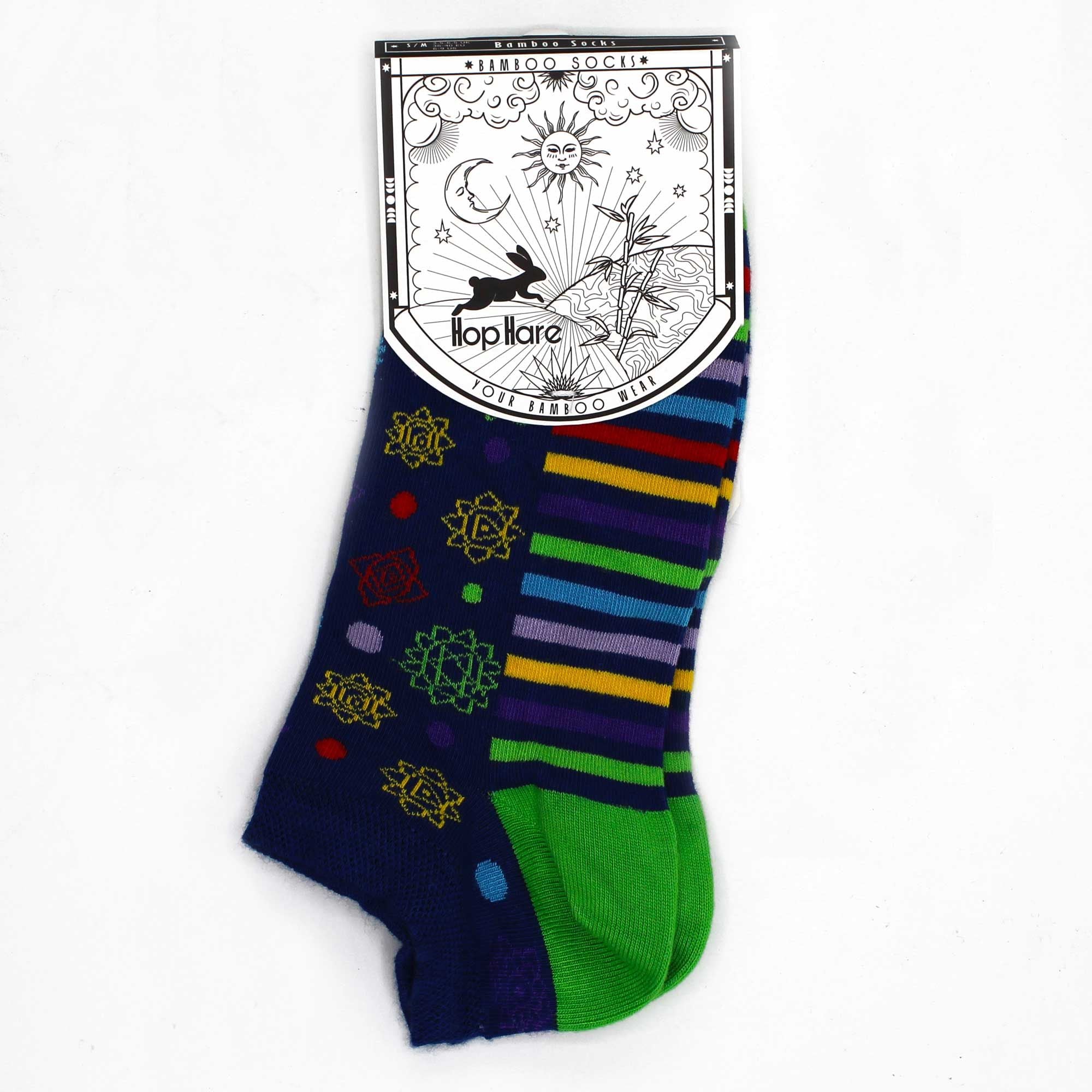 Calcetines de bambú Hop Hare S/M 36-40 - 7 Chakras