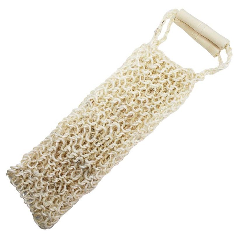 Faixa Esfoliante em Juta de Fibra Grossa, Natural