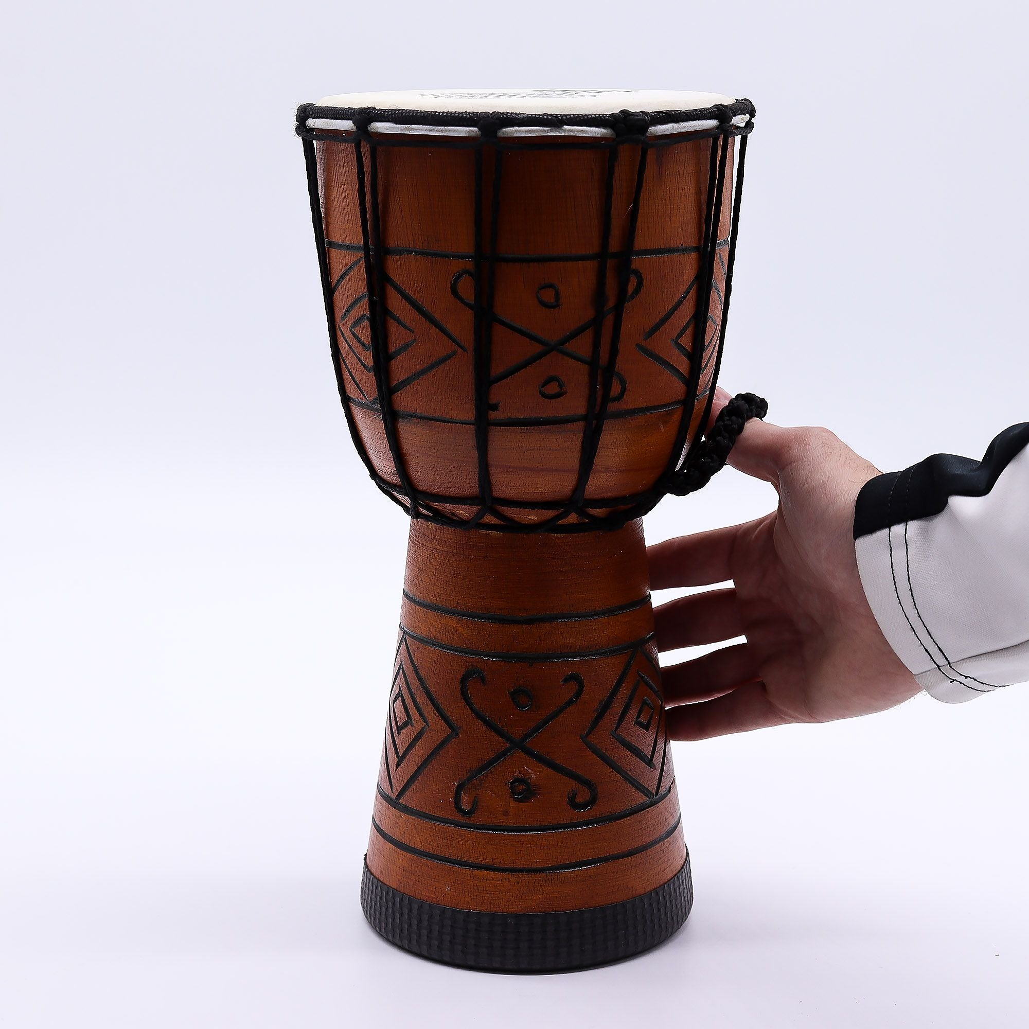 Tambor Djembé Profissional Pequeno - Som da Alma (Grave) - 30 cm