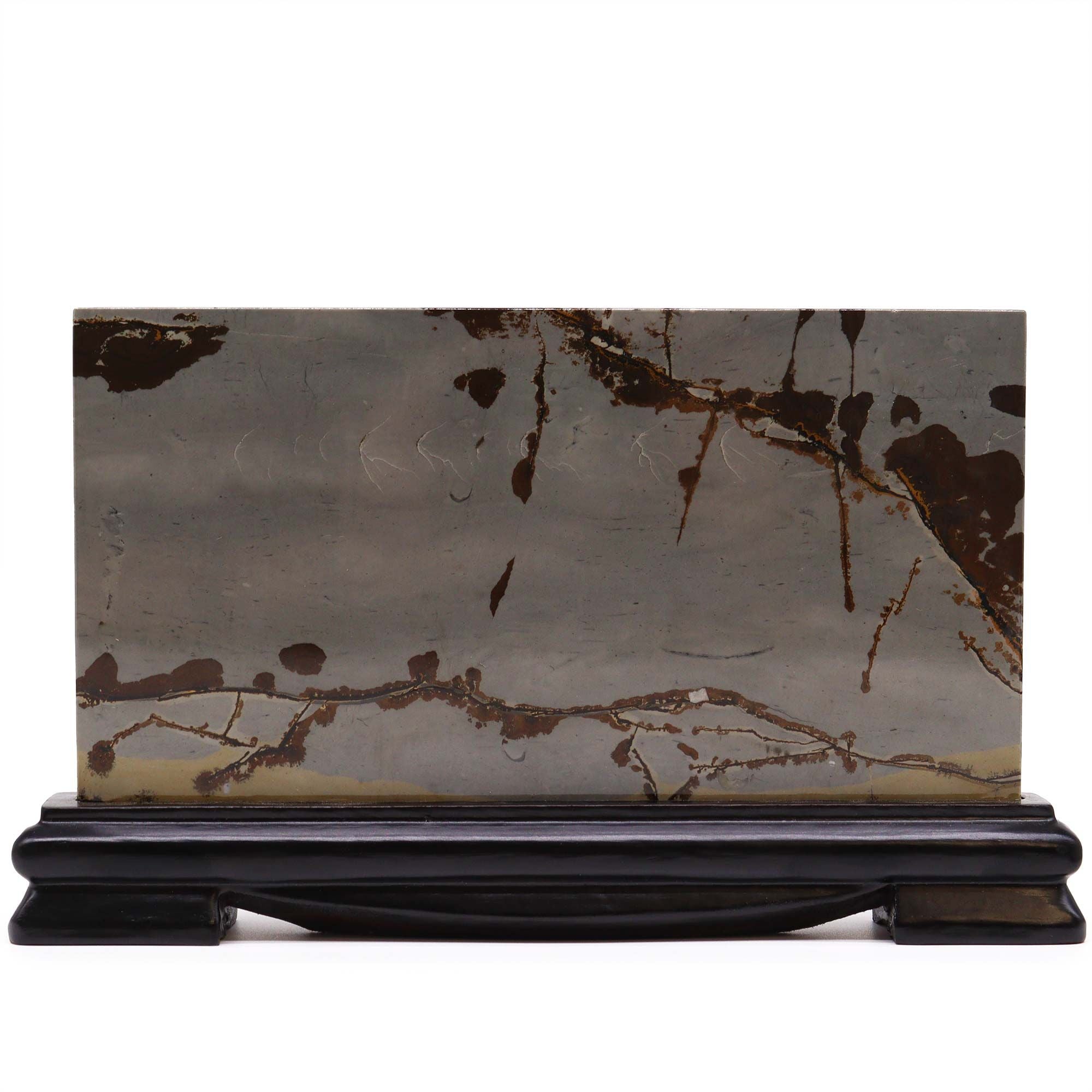 Stone with Guohua Landscape Image Large (150x250mm approx. 800g)