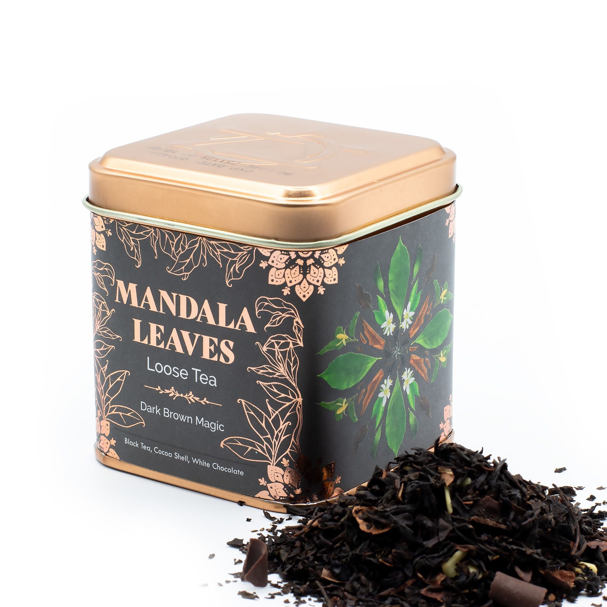Chá Artesanal Magia Castanha Escura – Lata 50g