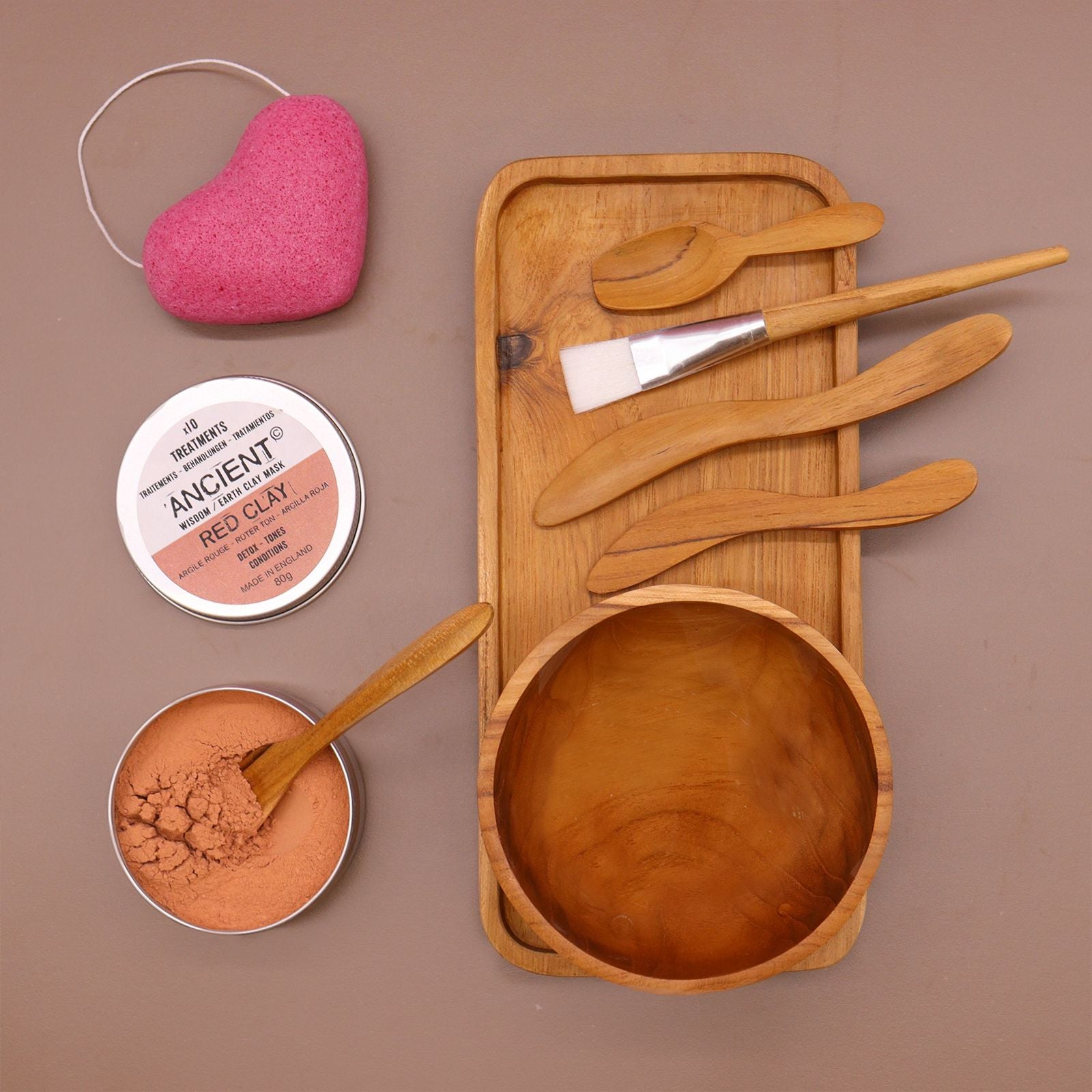 Kit de Aplicação de Argila e Cera para Spa