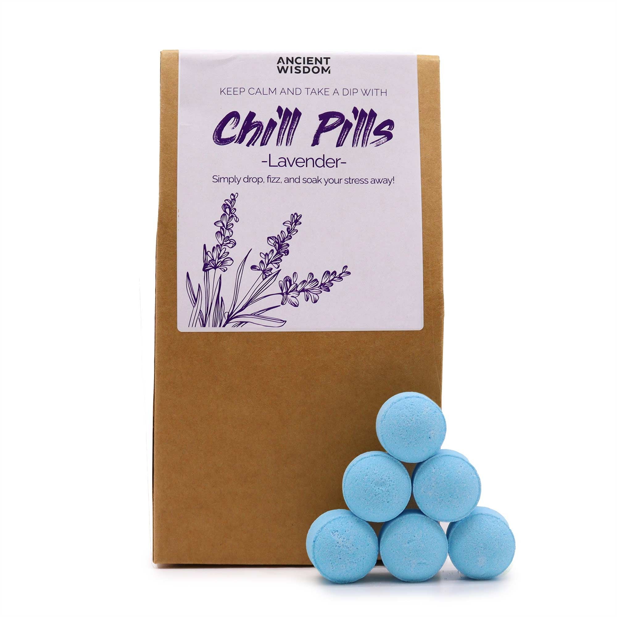 Conjunto Presente Chill Pills - Lavanda - 350 g