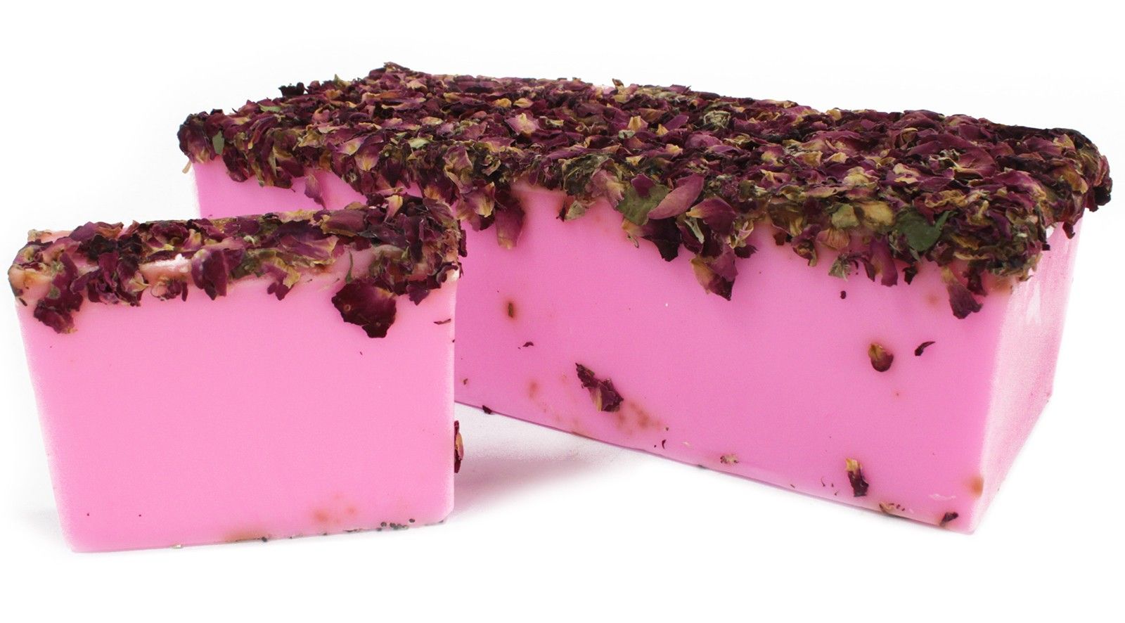 Sabonetes Artesanais Rosas e Pétalas de Rosa Pack de 13 Barras