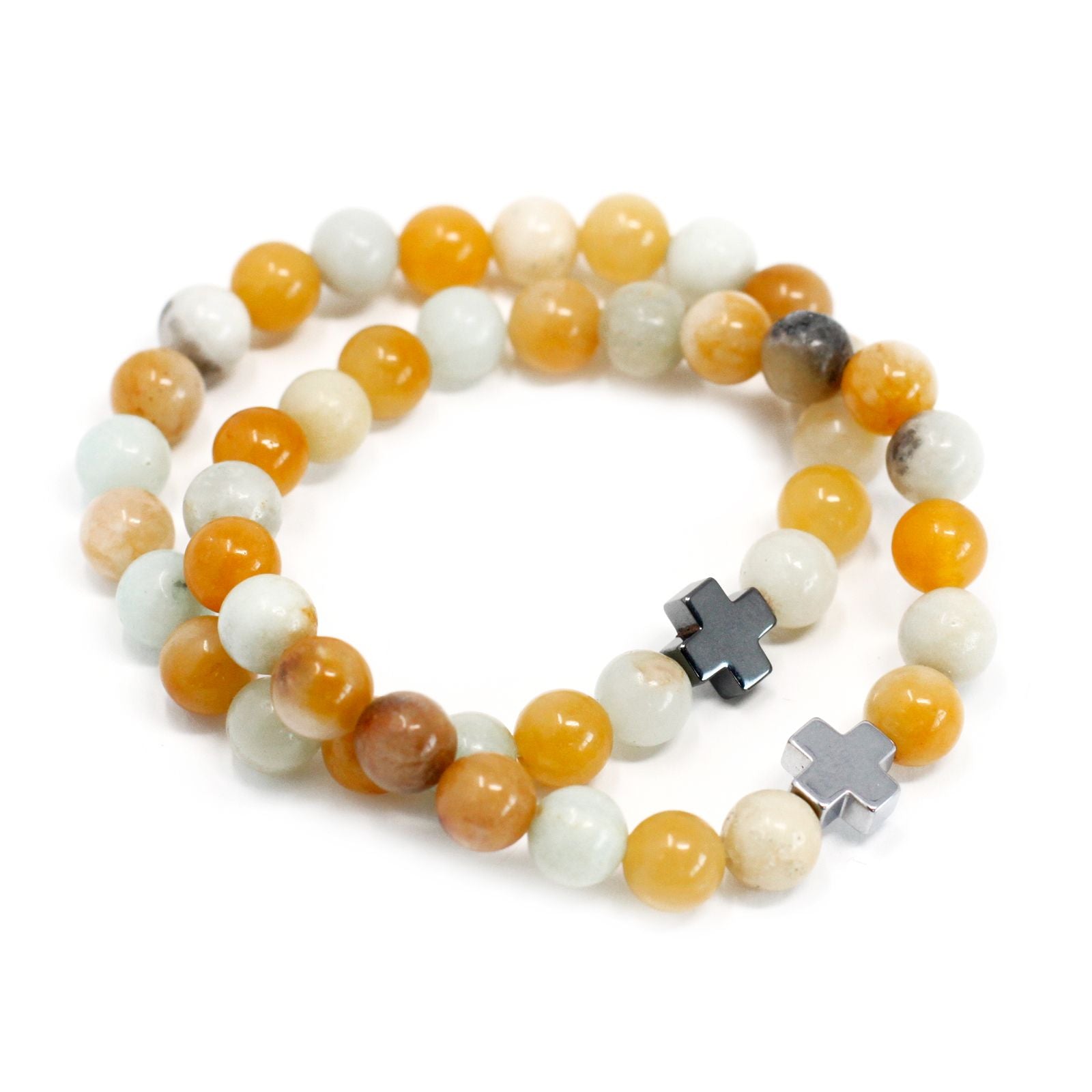 Set of 2 Natural Stone Bracelets – Loyalty