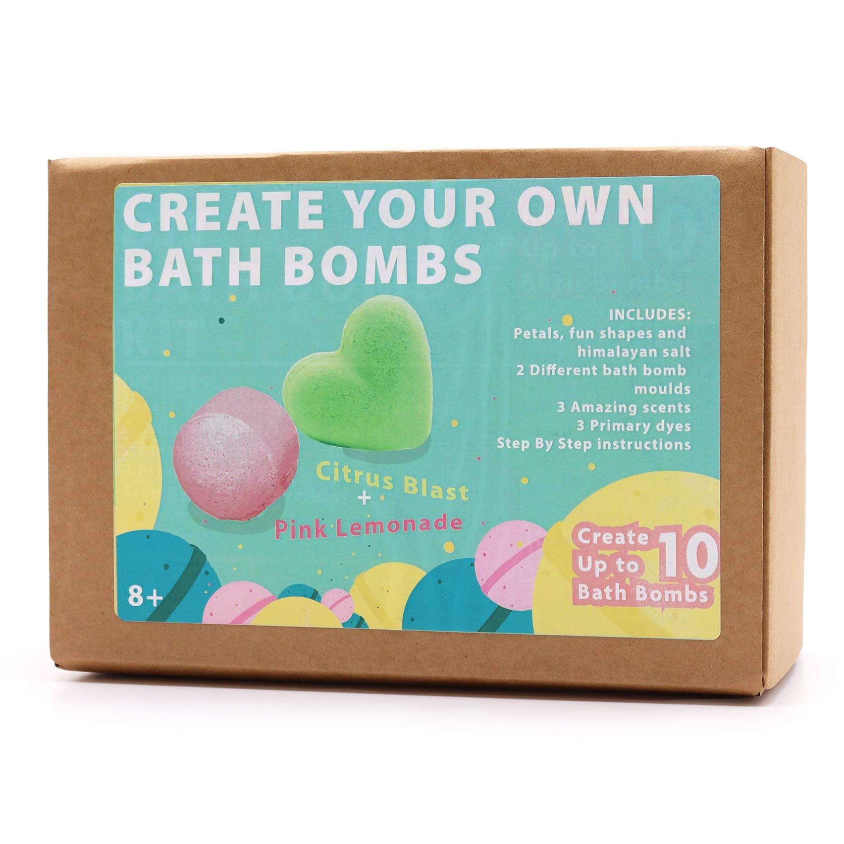 Kit de Bombas de Banho - Limonada Rosa e Explosão Cítrica