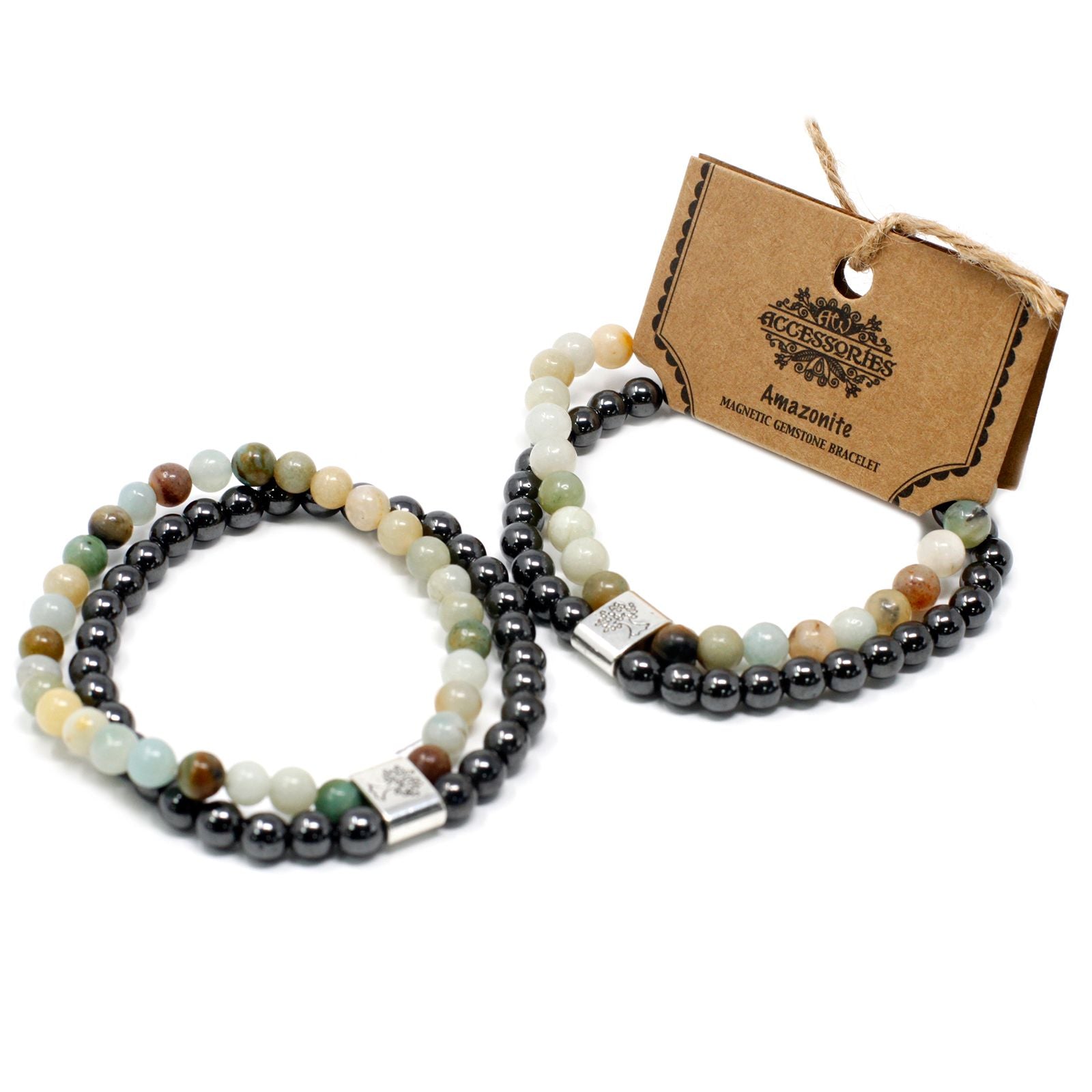 Magnetic Bracelet in Natural Stones – Amazonite