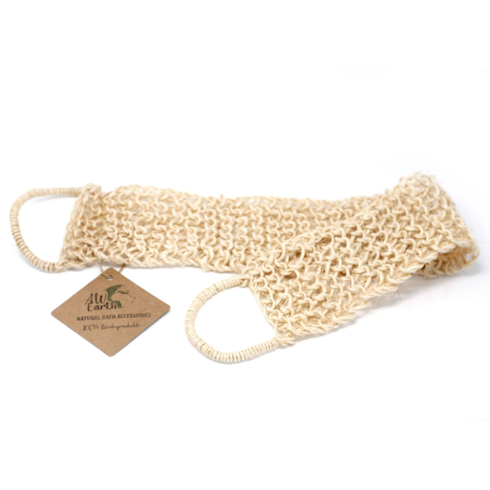 Cinta exfoliante de sisal para la espalda
