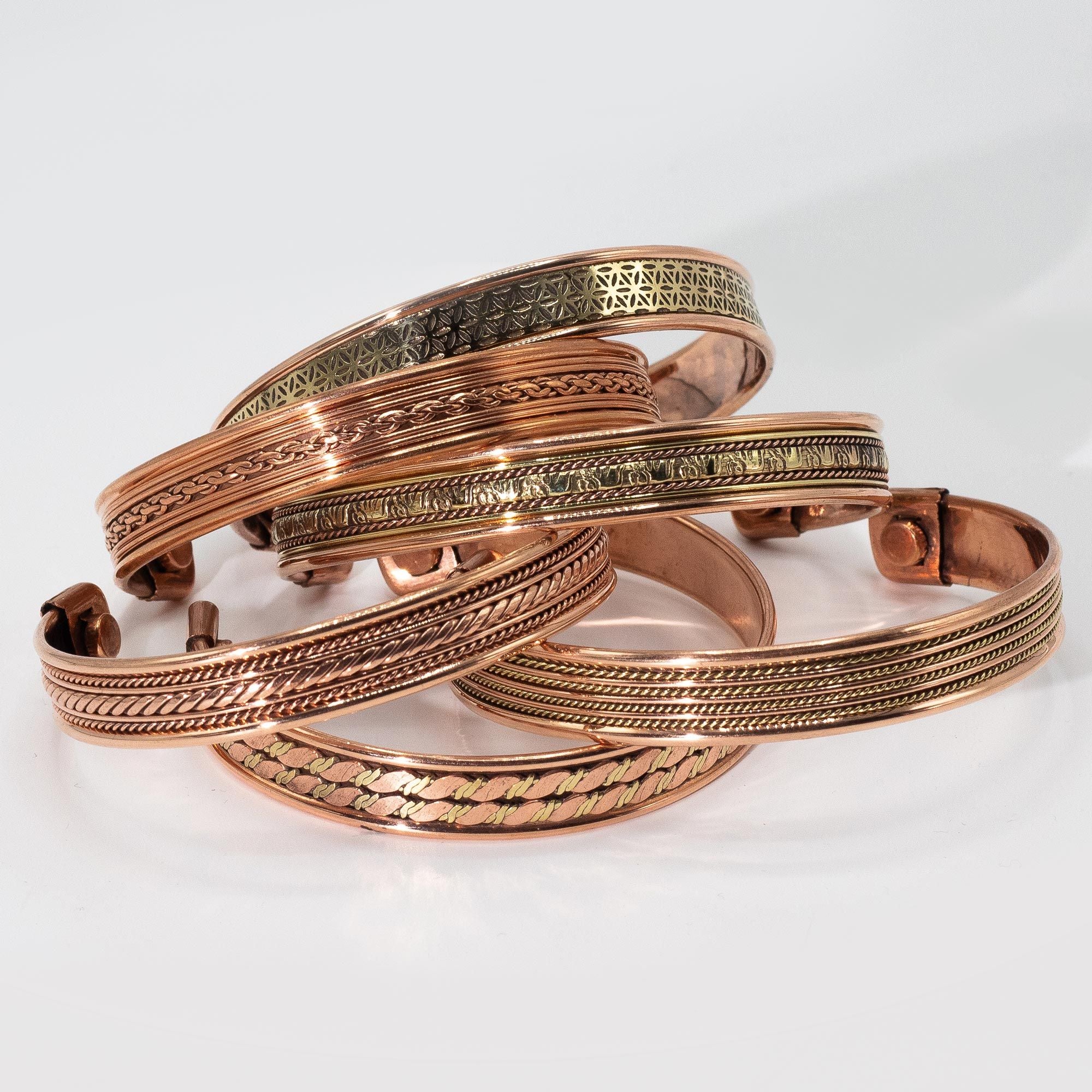 Copper Magnetic Band Bracelets (Assorted)