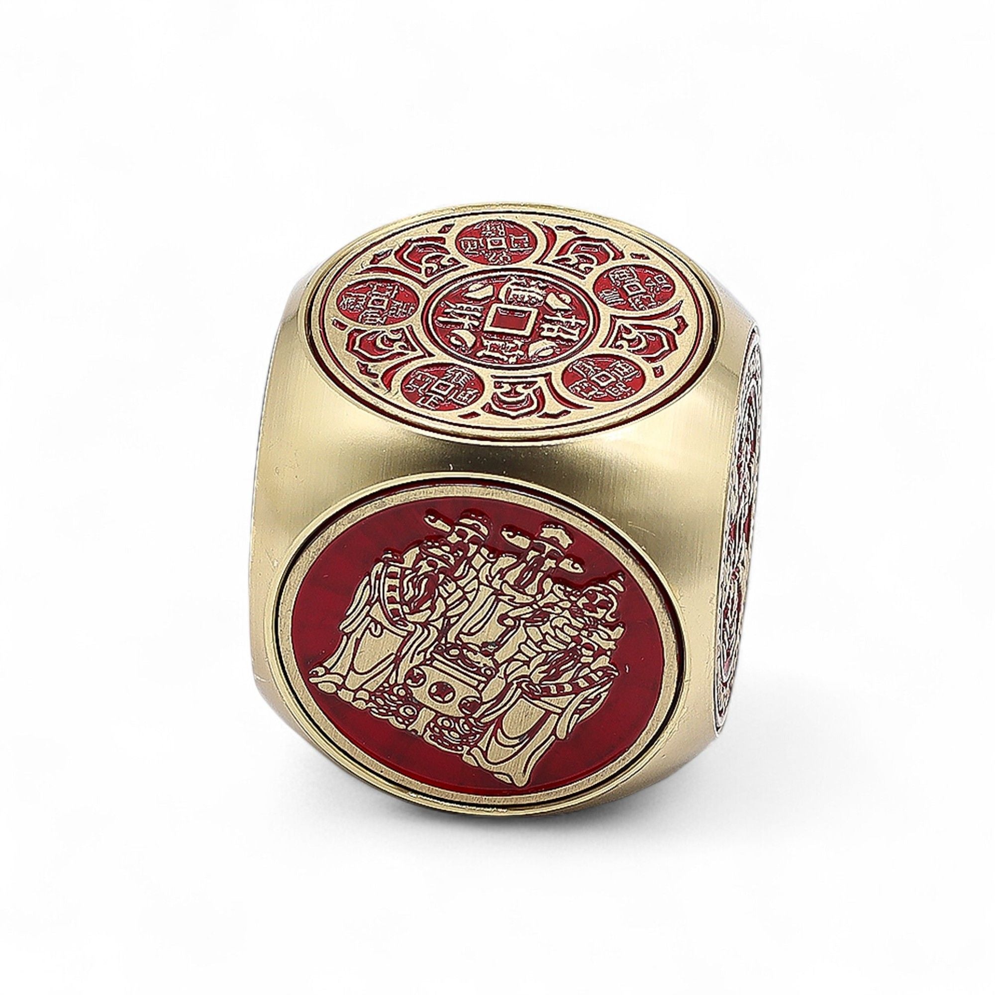Amuleto Feng Shui – Dados com Símbolos do Zodíaco Tradicional