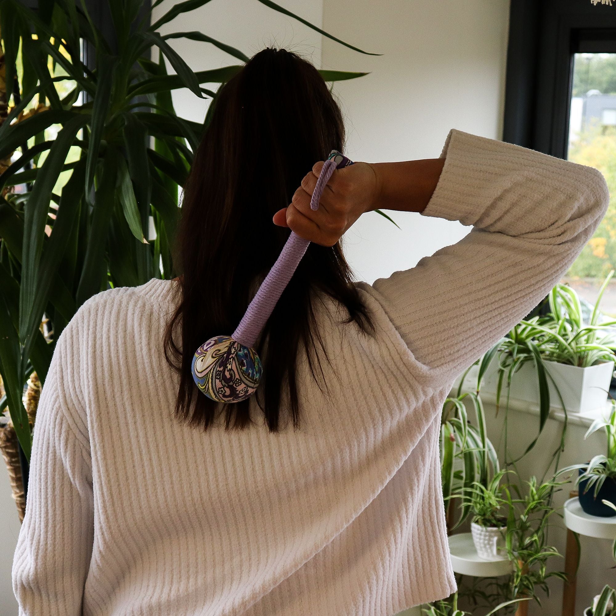 Martelo de Massagem com Artemísia – Roxo