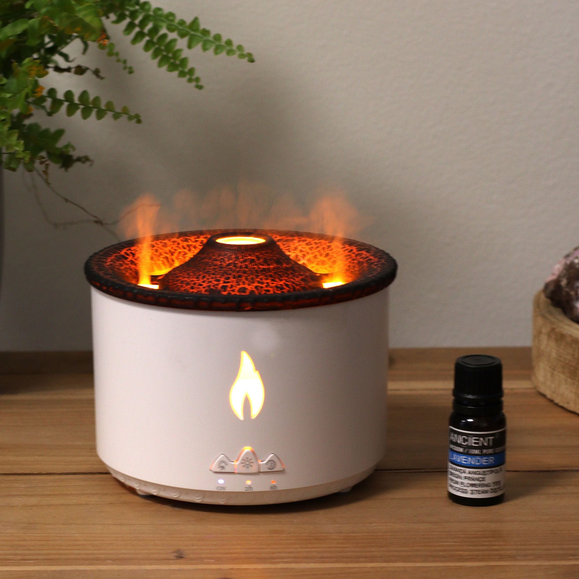 Difusor de Aroma Eléctrico Mediano con Efecto Volcán Dos Colores (Enchufe EU)