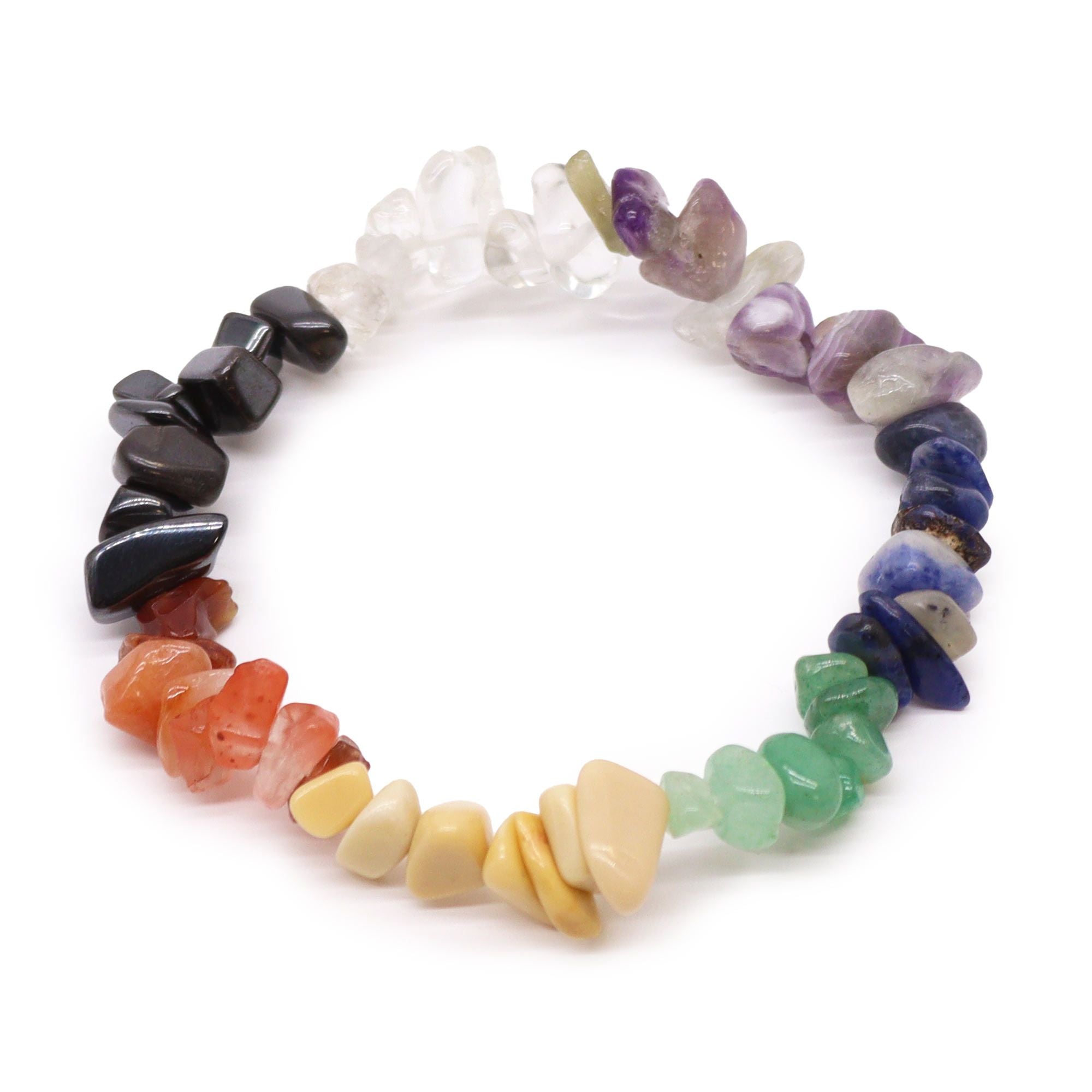 Natural Stone Fragments Bracelet – Chakra
