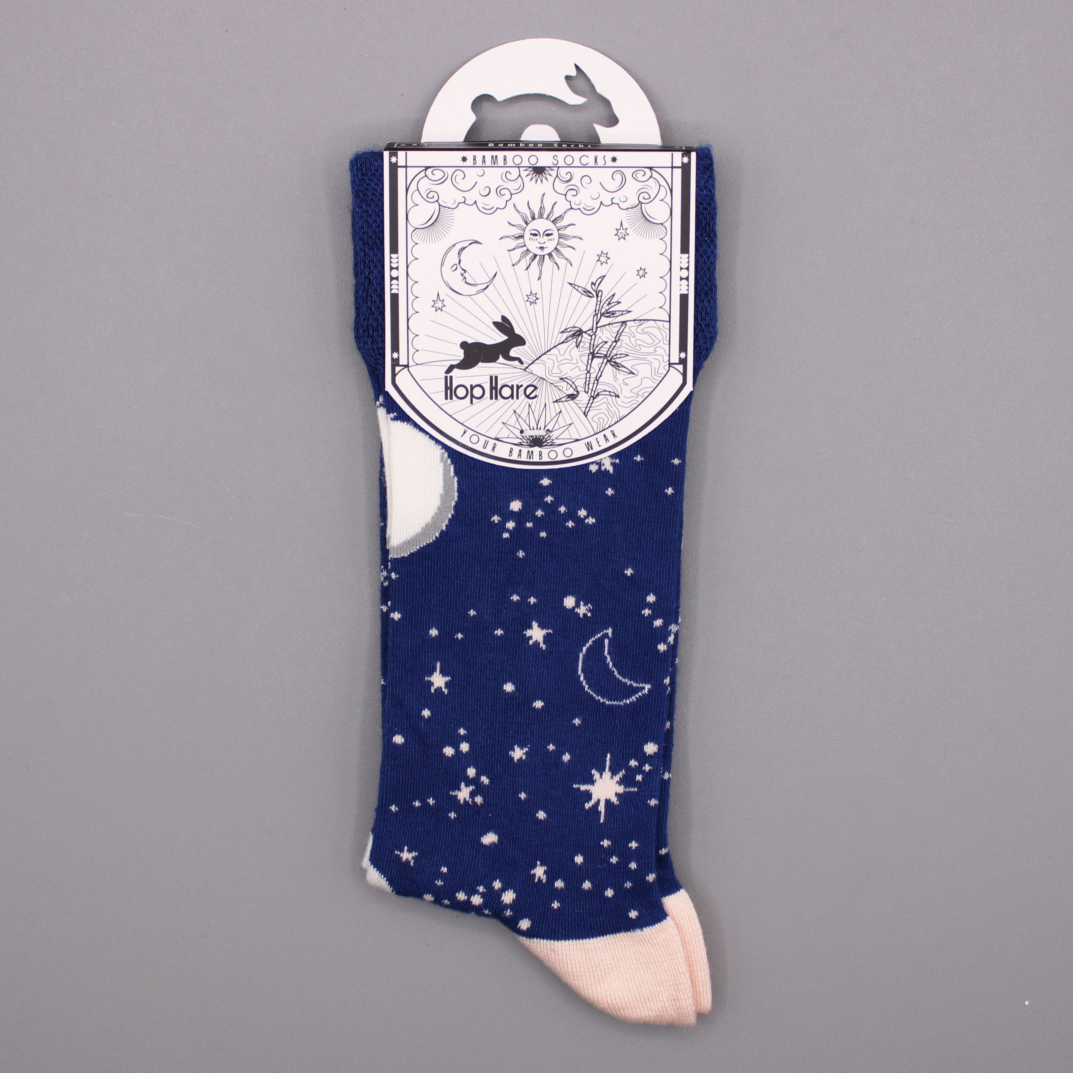 Meias de bambu Hop Hare S/M - Moonwalk