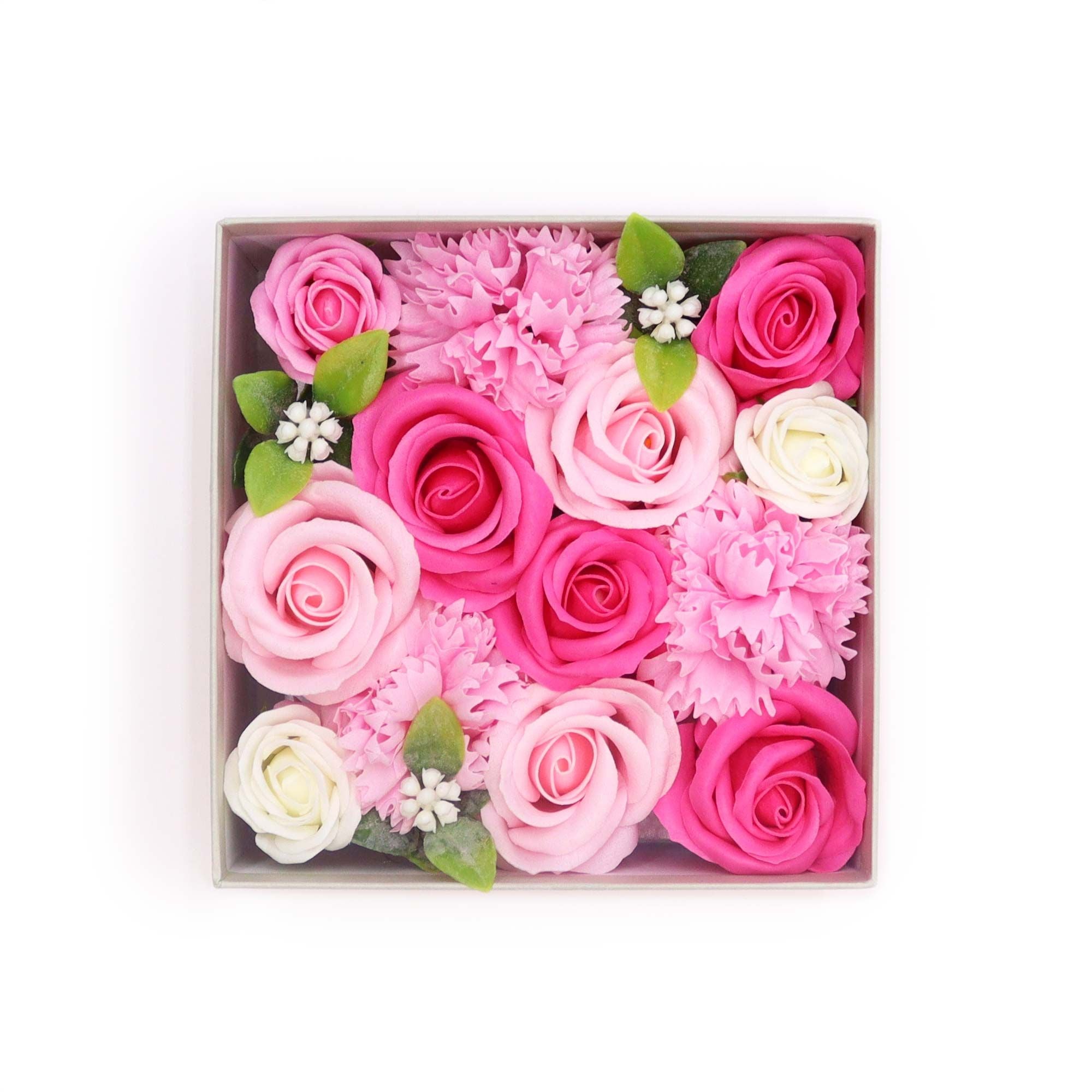 Caixa Quadrada - Bênçãos de Bebé - Rosa