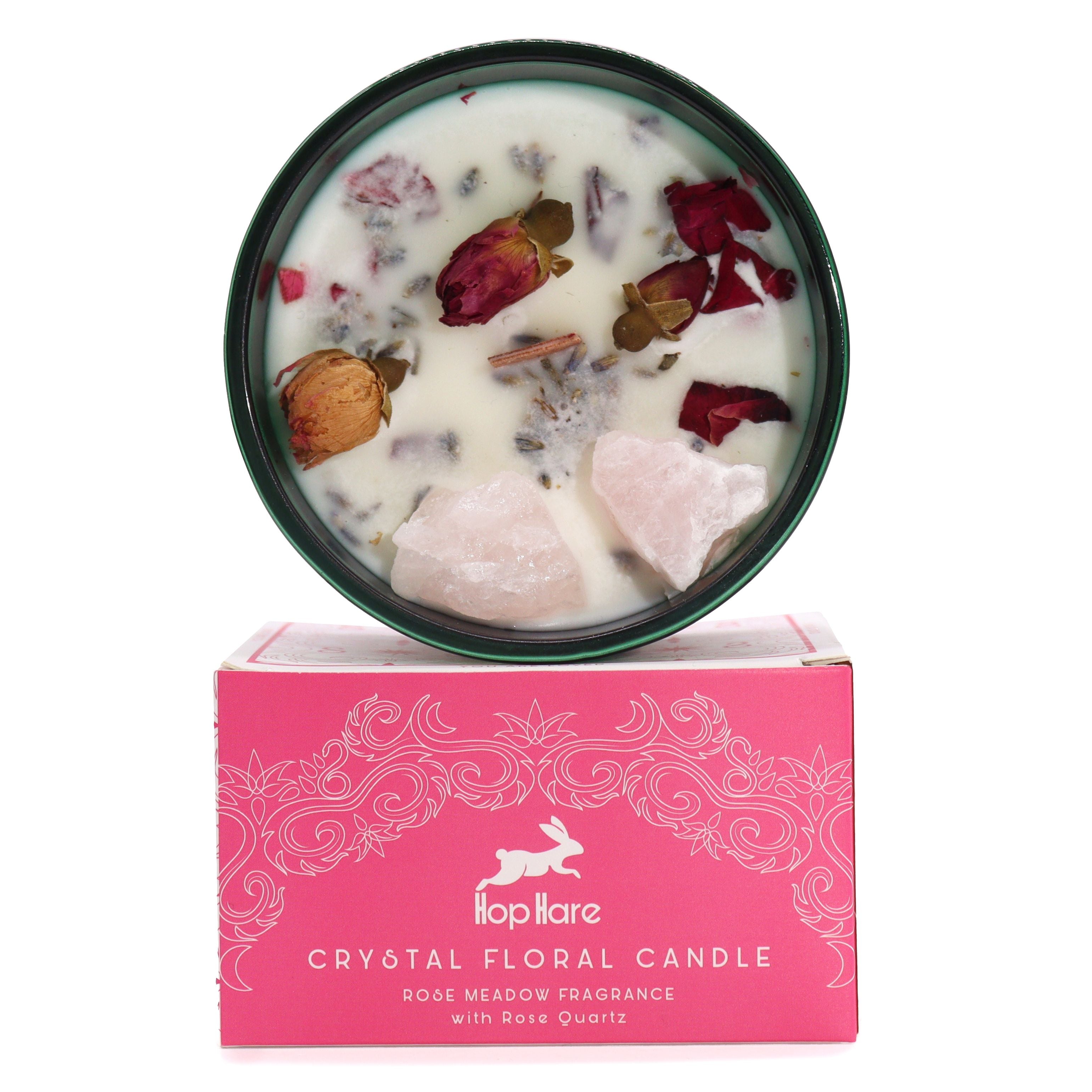 Vela Floral Mágica com Cristal Hop Hare Os Amantes