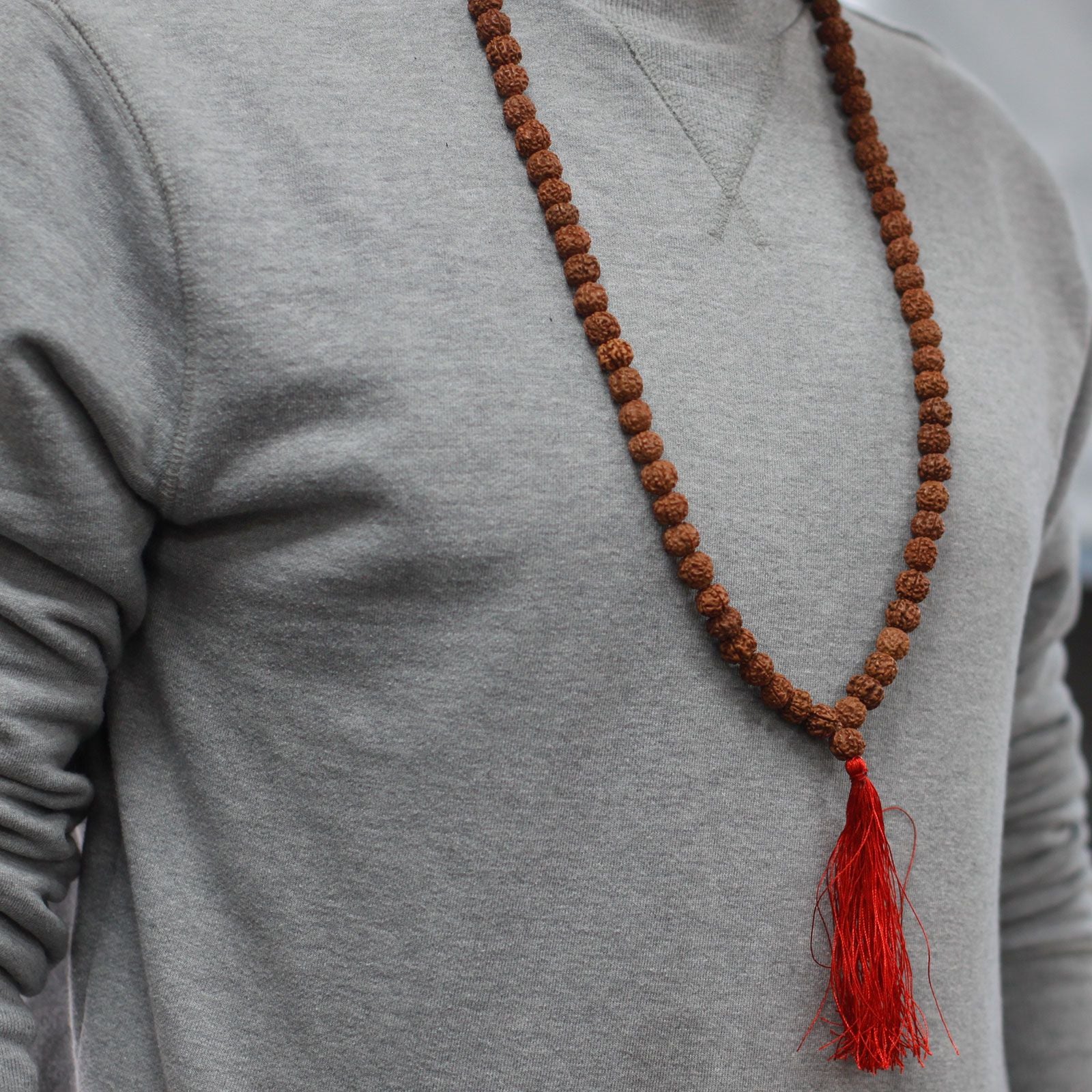 108 Rudraksha Japa Mala - Castanho