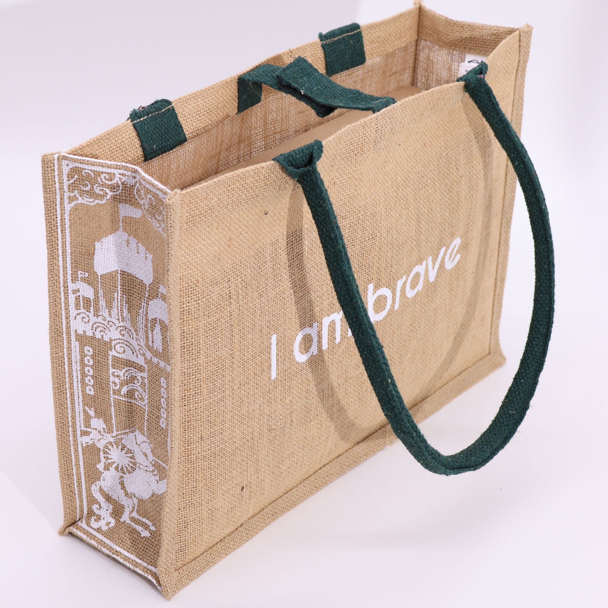 Bolsa Grande de Juta Hop Hare - Sou Valente
