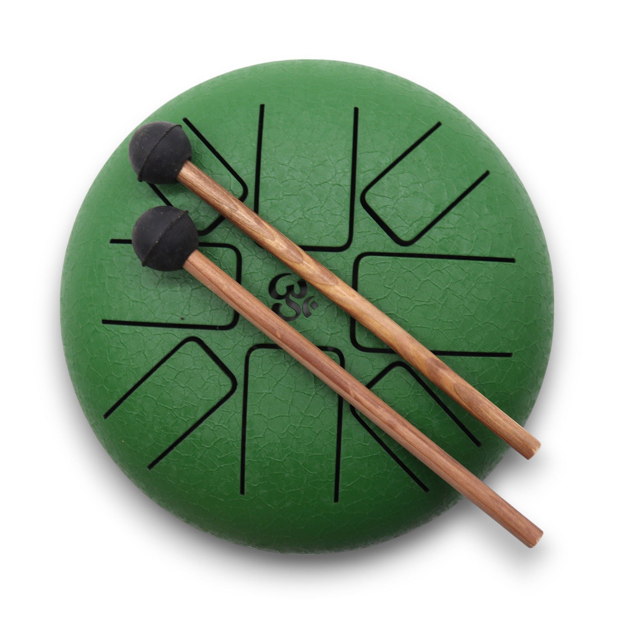 Tambor Hapi OM Verde - 16 cm