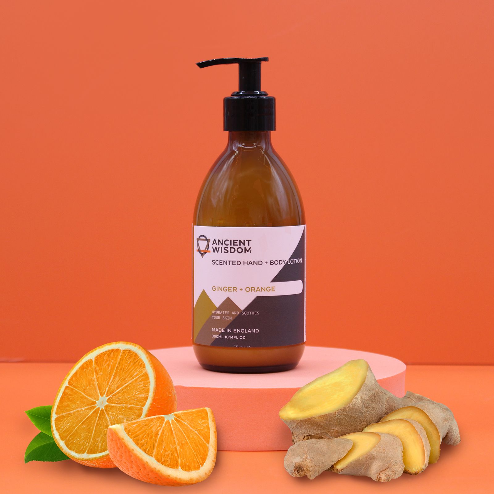 Loção Corporal - Gengibre e Laranja - 300 ml