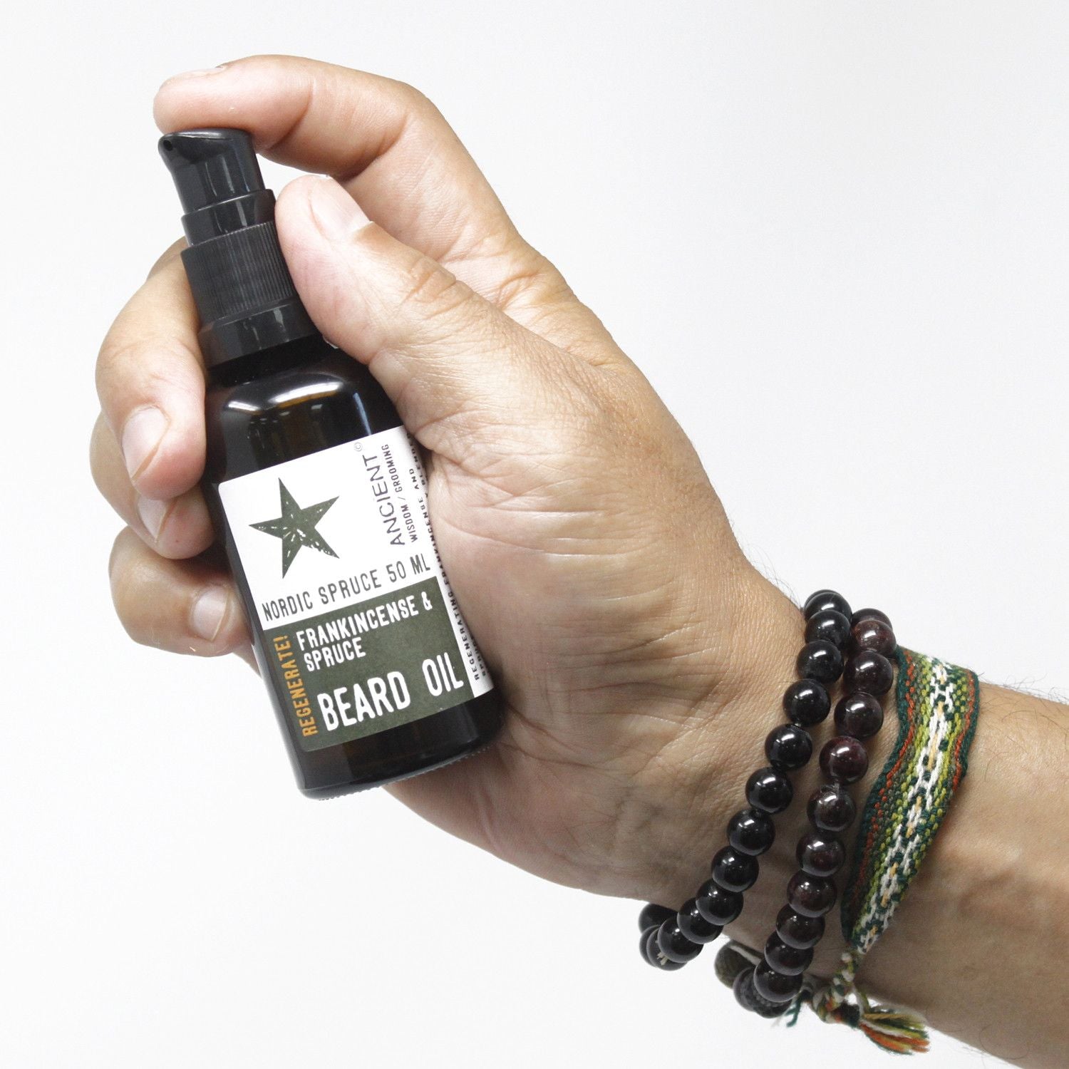 Óleo para Barba 50 ml - Almíscar Viking - Limpa