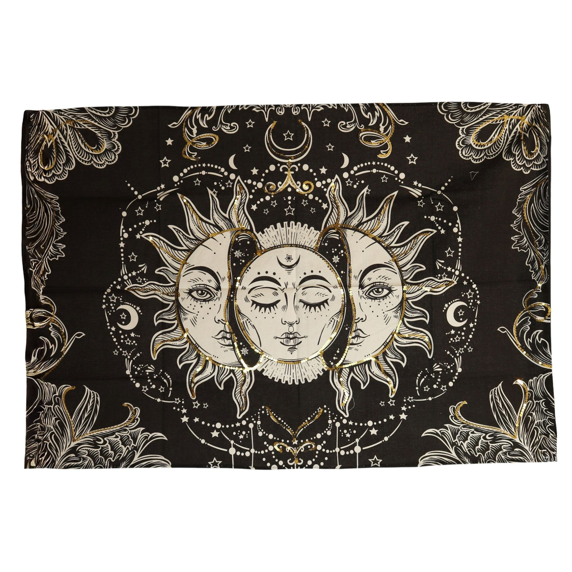 Arte de Parede em Algodão Deusa do Sol
