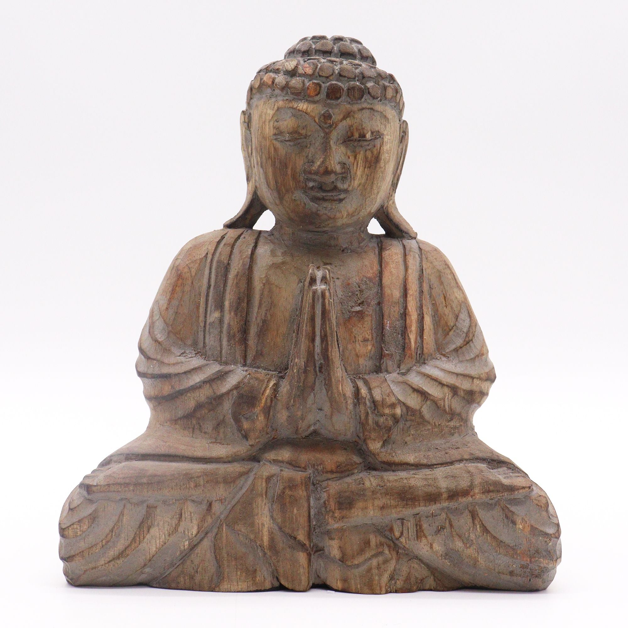 Conjunto Feng Shui Buda Hamsa Cinzento