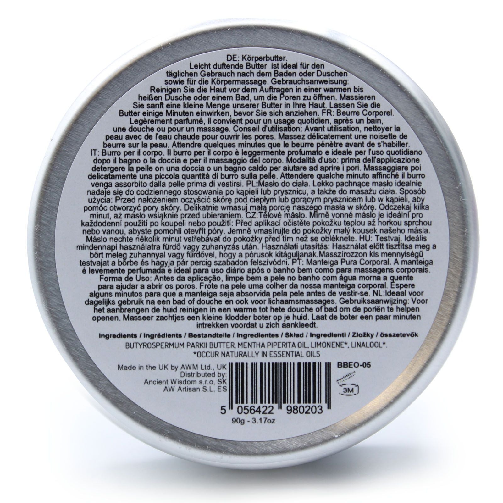 Manteiga Corporal de Karité com Aromaterapia - Sândalo - 90 g