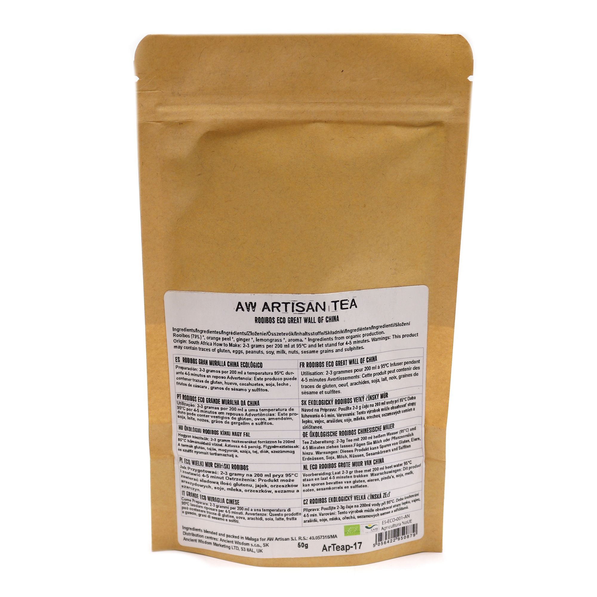 Rooibos Clássico Biológico Grande Muralha da China – 50g