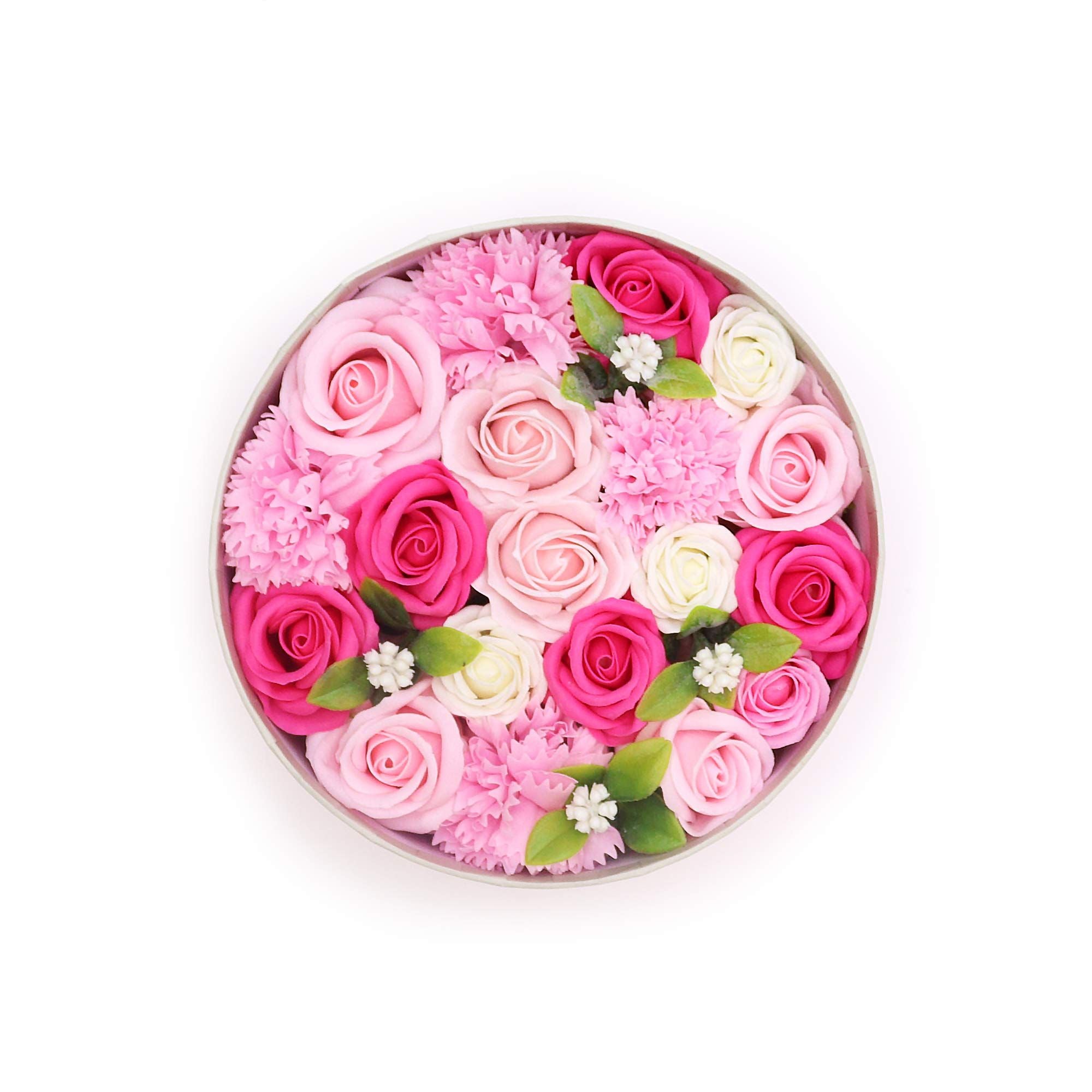 Caixa Redonda - Bênçãos de Bebé - Rosa