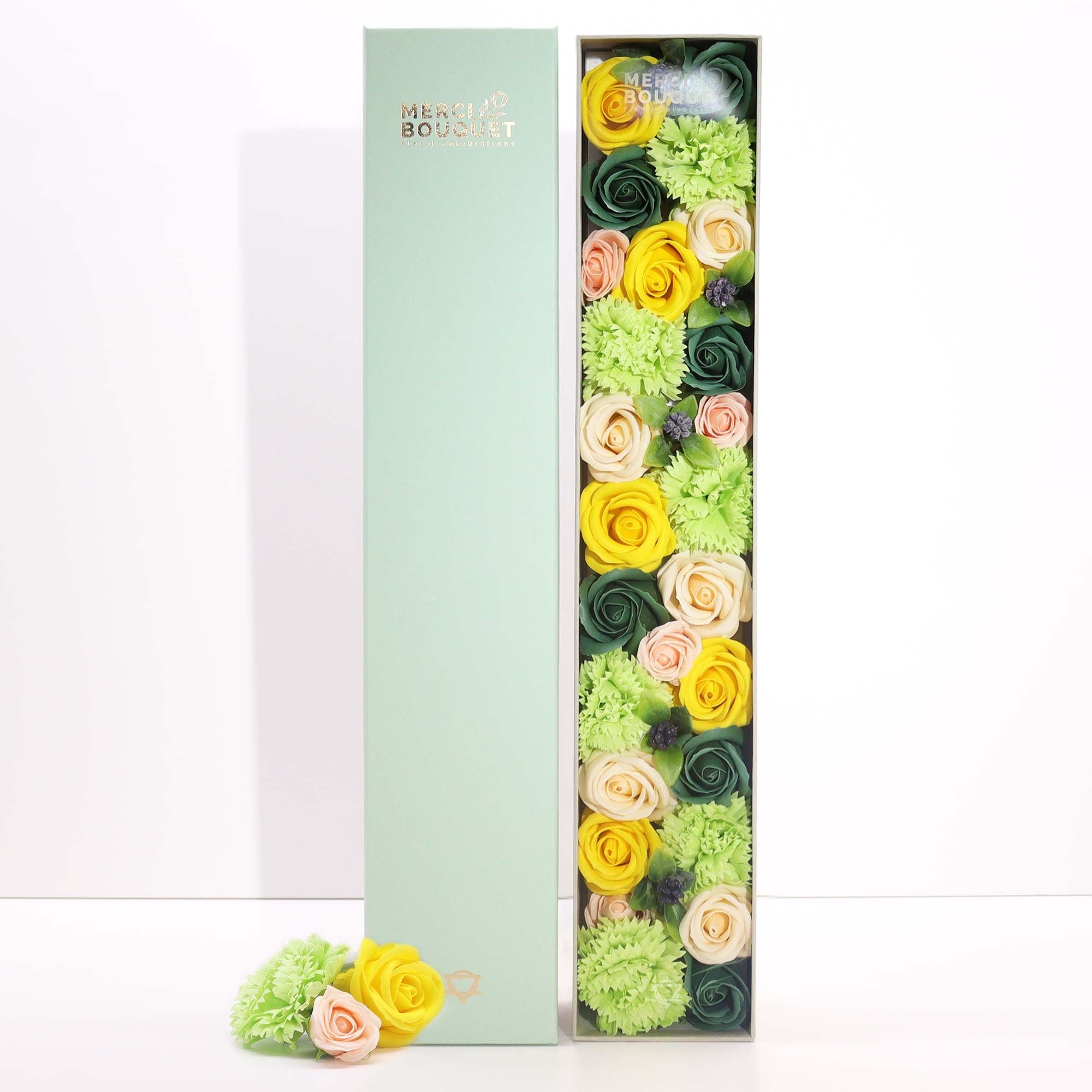 Caixa Extra Longa - Celebrações de Primavera - Amarelo e Verde