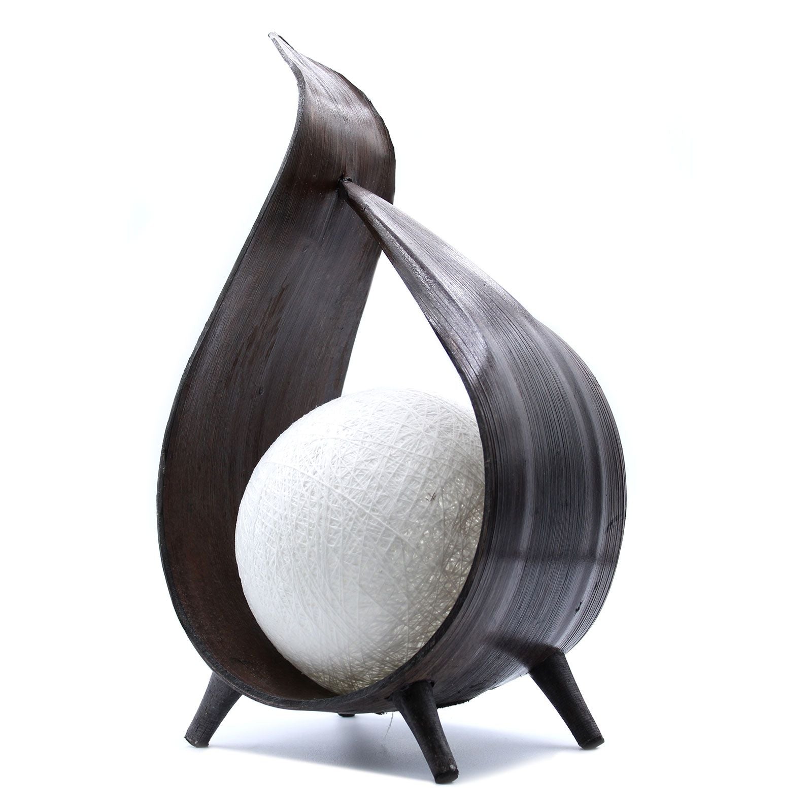 Lâmpada de Coco Natural – Envolvimento Torcido Chocolate