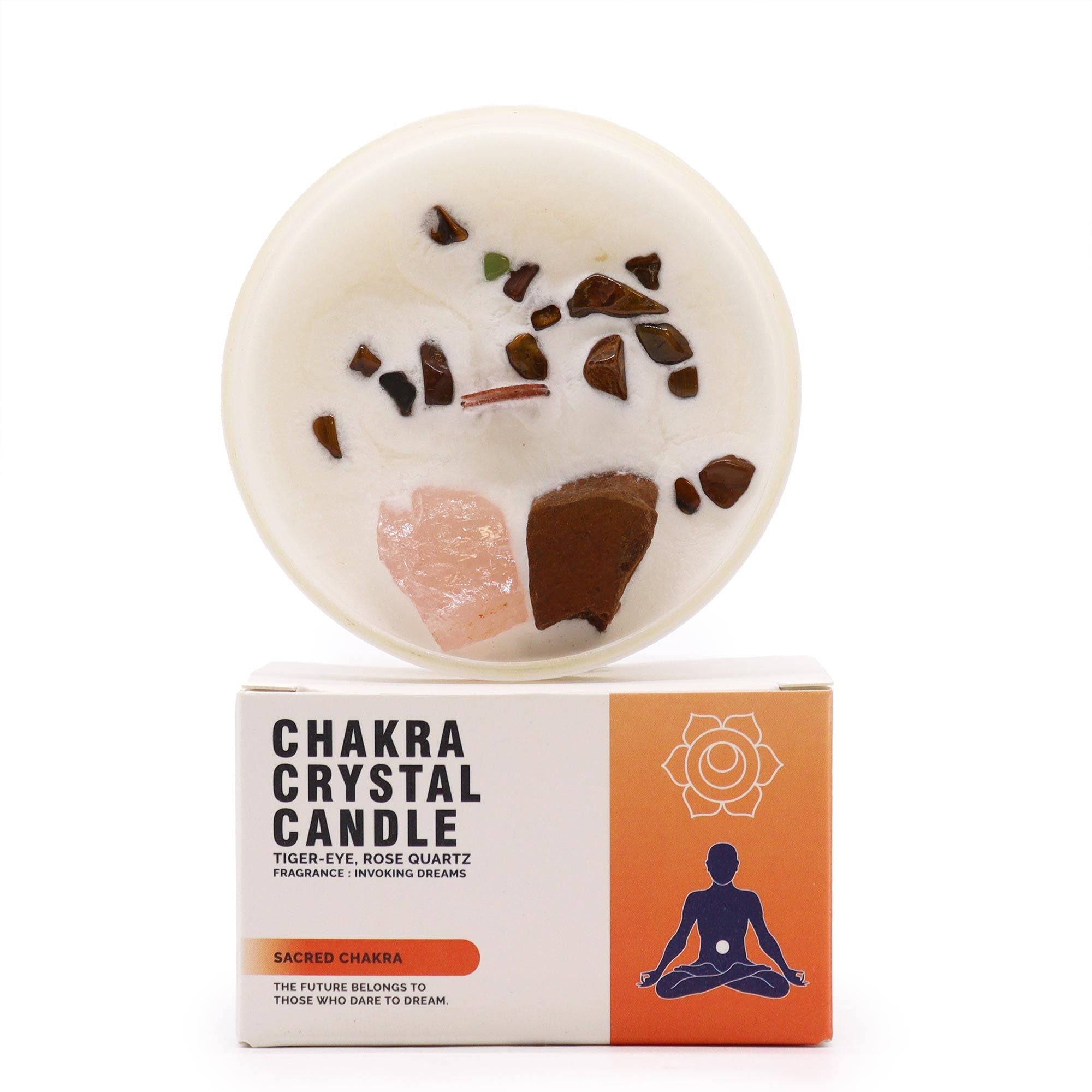 Vela de Cristal Chakra Sacro