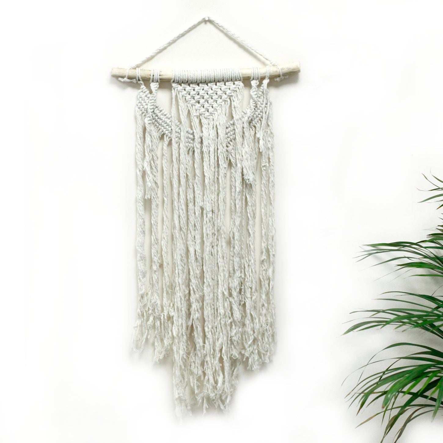 Tapeçaria de Macramé Força da Natureza