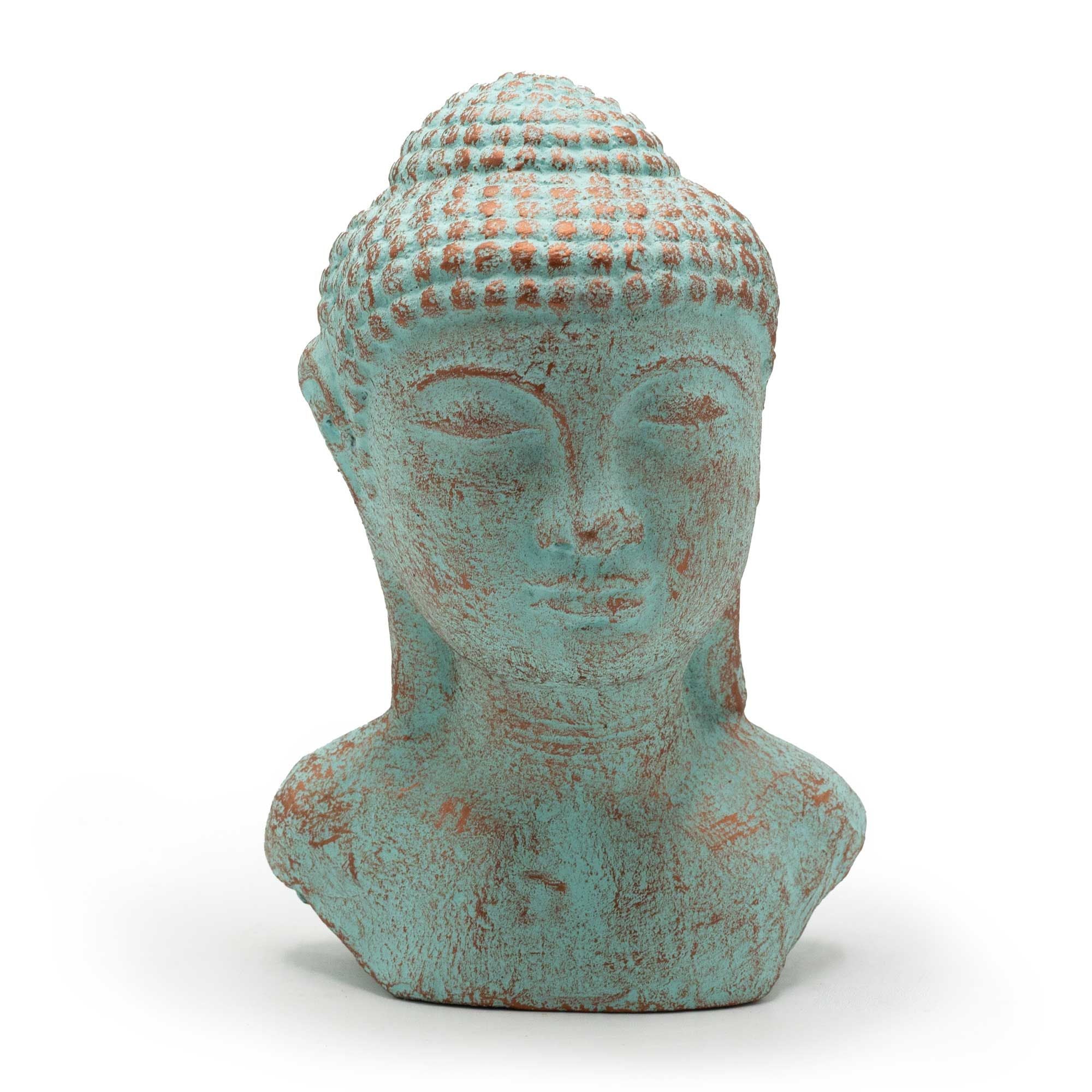 Cabeça de Buda Tranquilidade – Cobre Verde