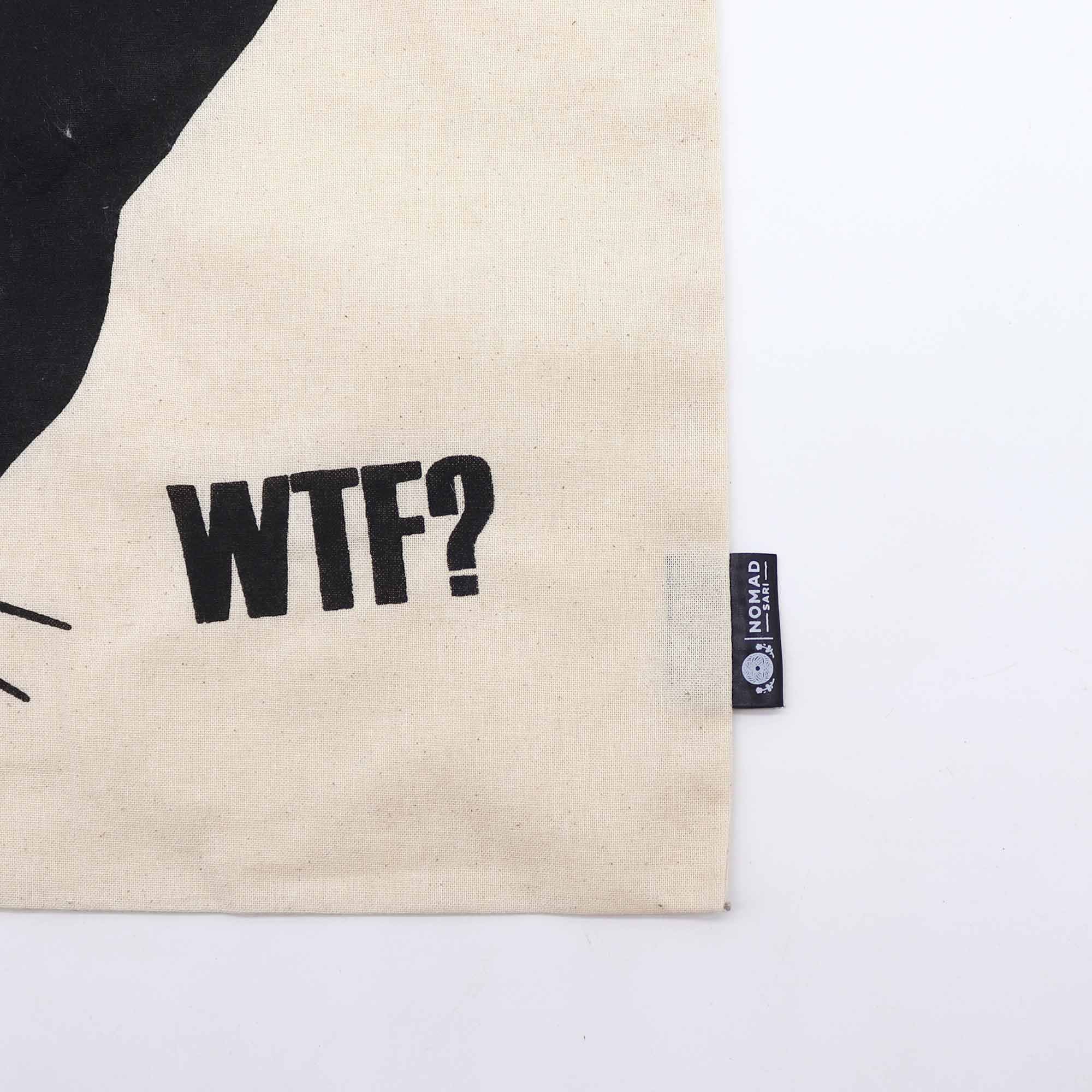 Bolsa de Algodão - Básica Icónica - Gato Negro