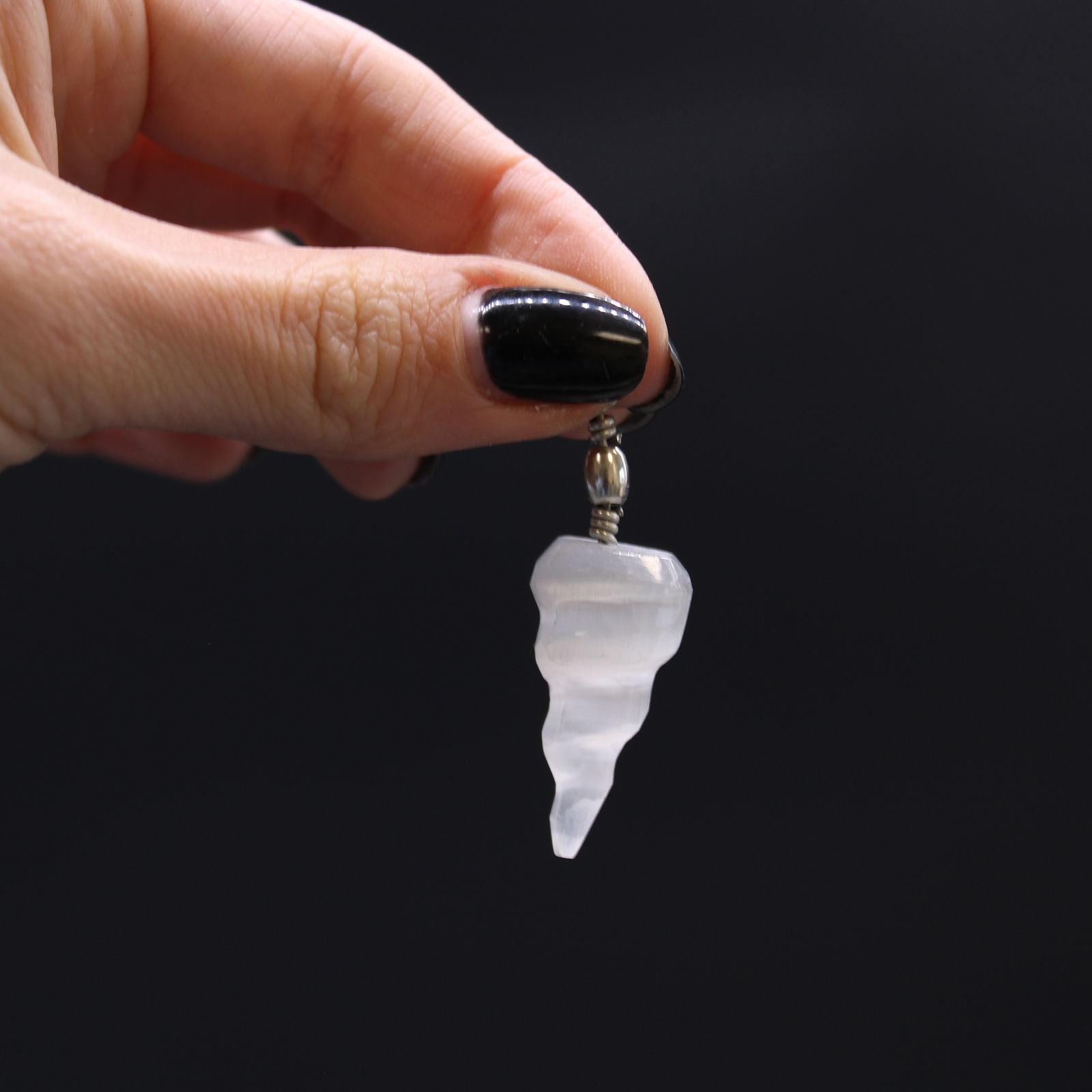 Pendente Espiral de Selenite