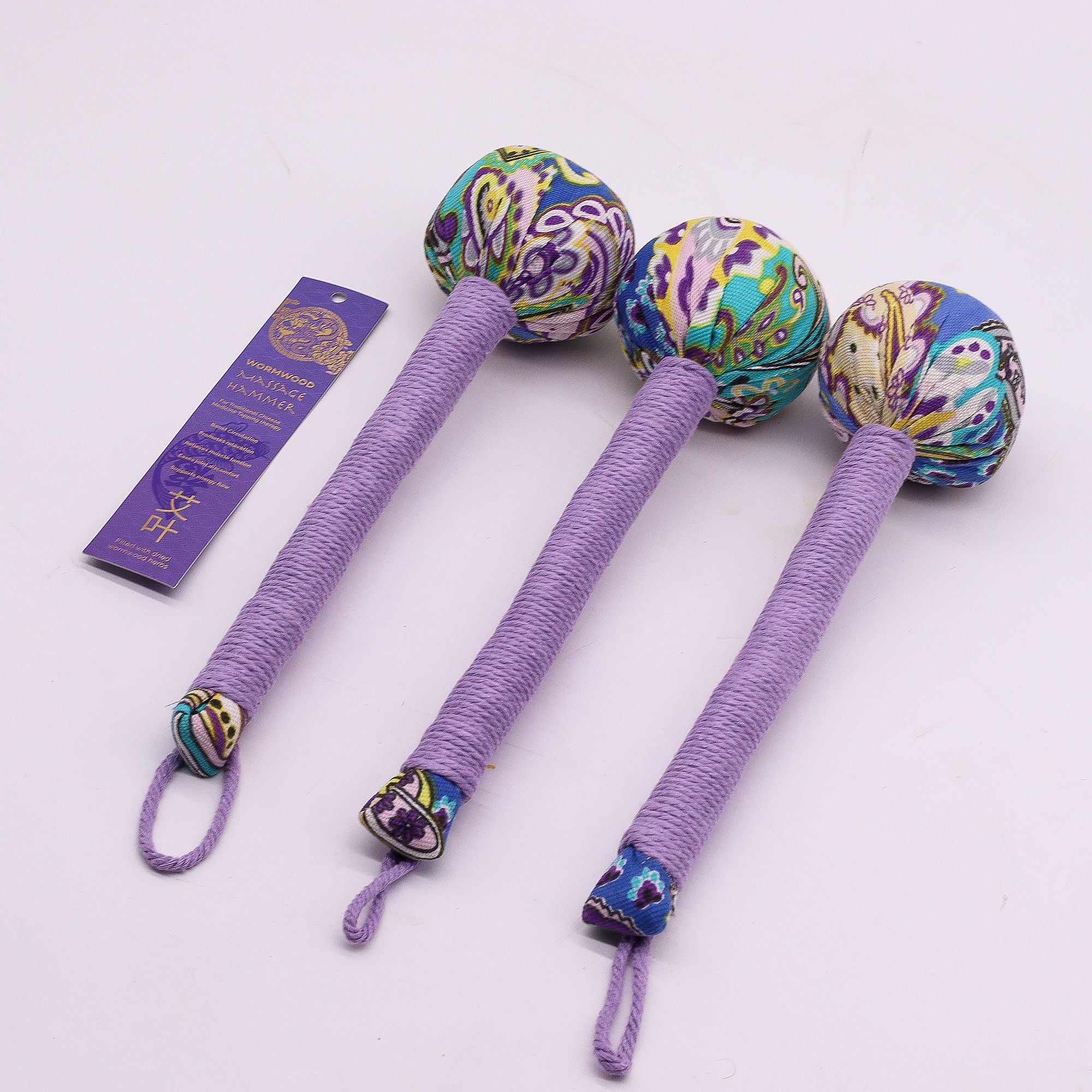 Martelo de Massagem com Artemísia – Roxo