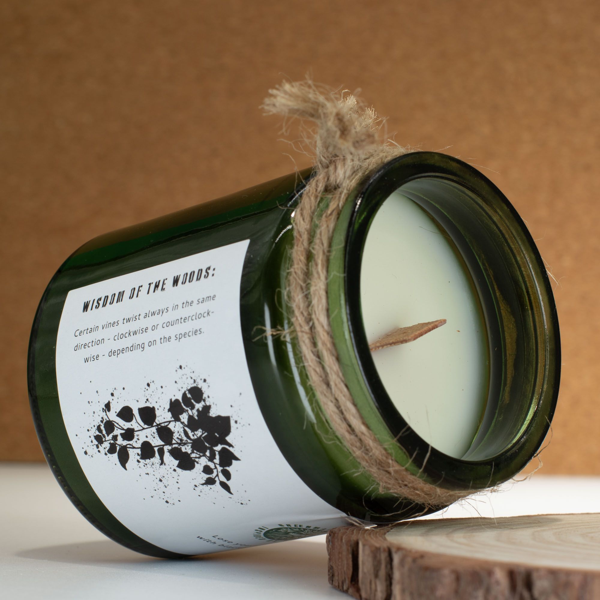 Vela de Soja Greenman Woodwick Vinha Crepuscular