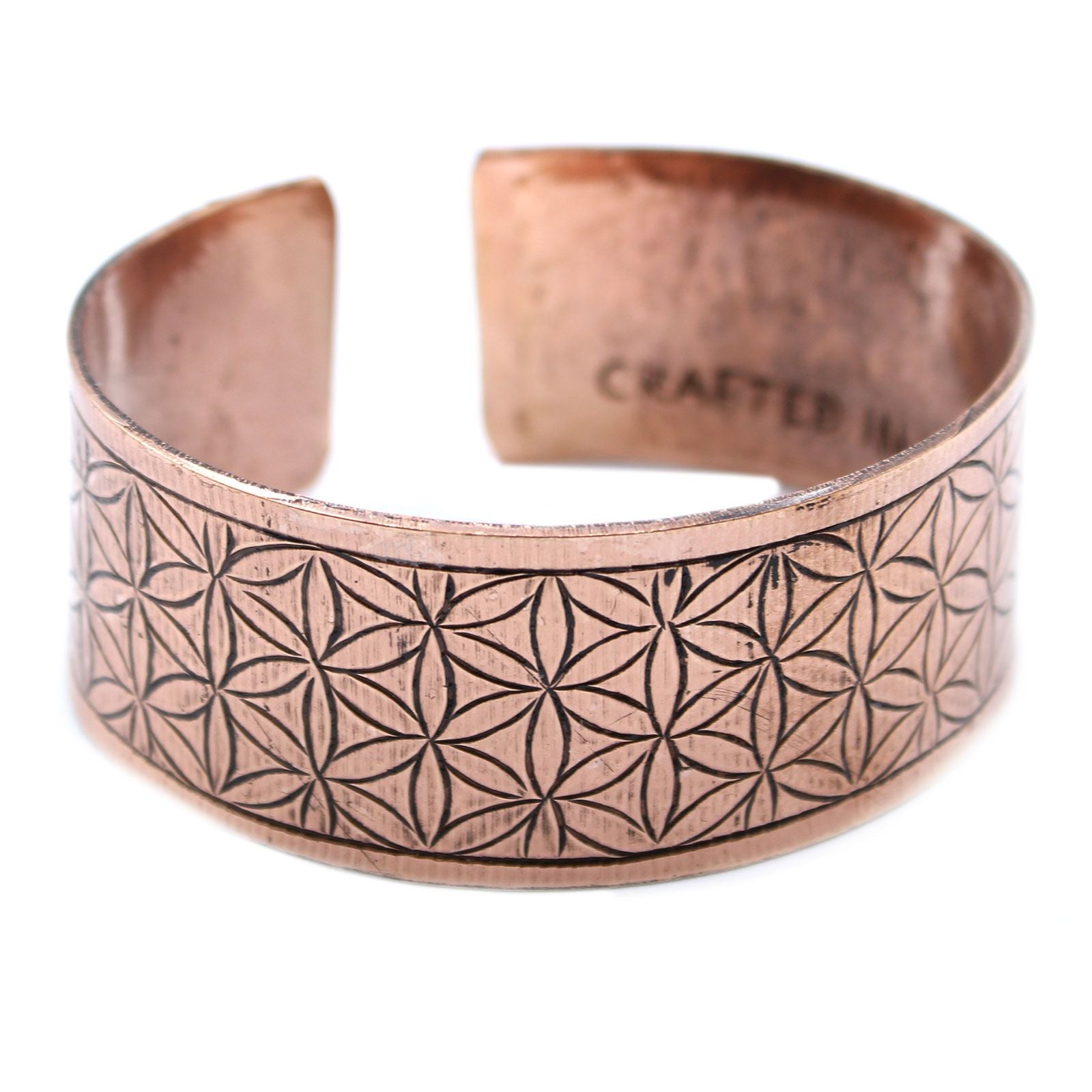 Tibetan Copper Bracelet – Flower of Life
