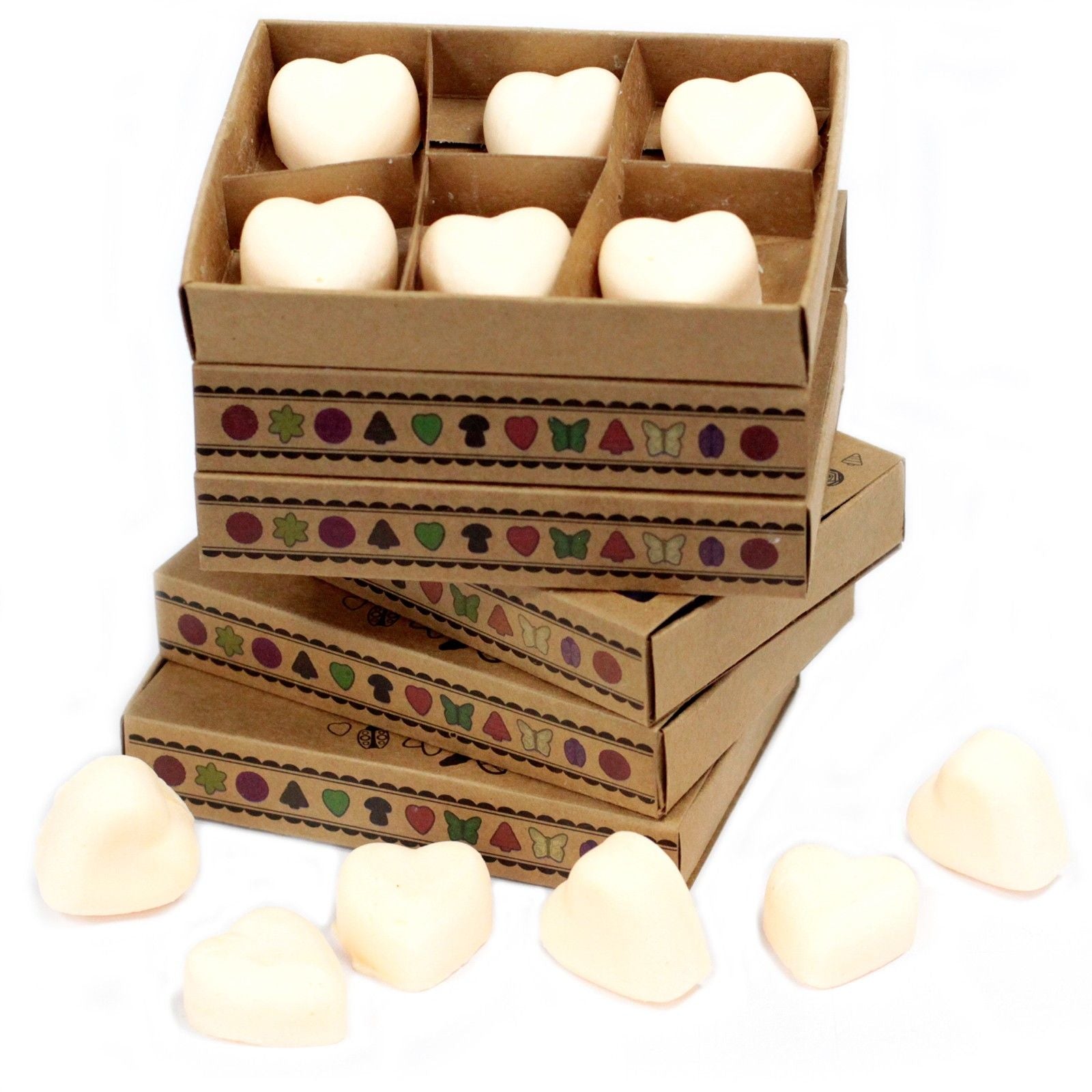 Caja de 6 ceras de soja - Canela y Naranja