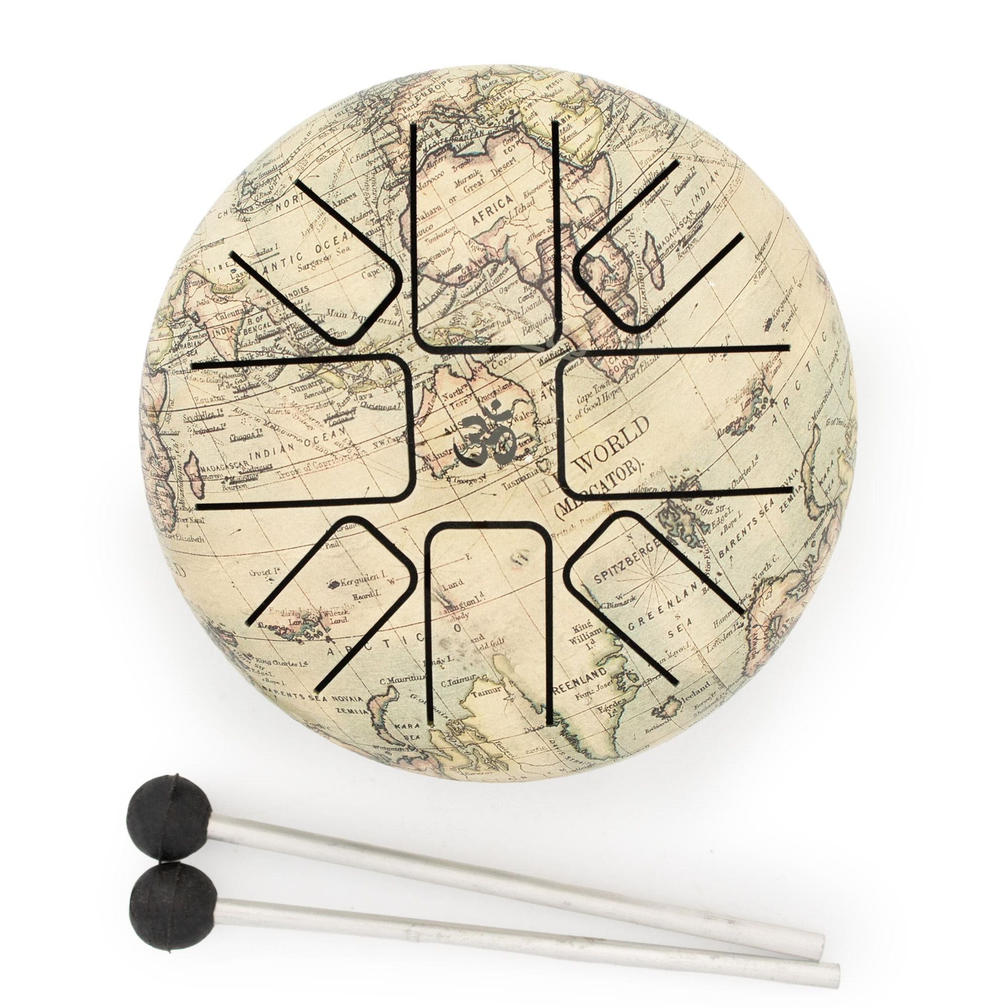 Tambor Hapi Low Med Atlas - 14x7 cm