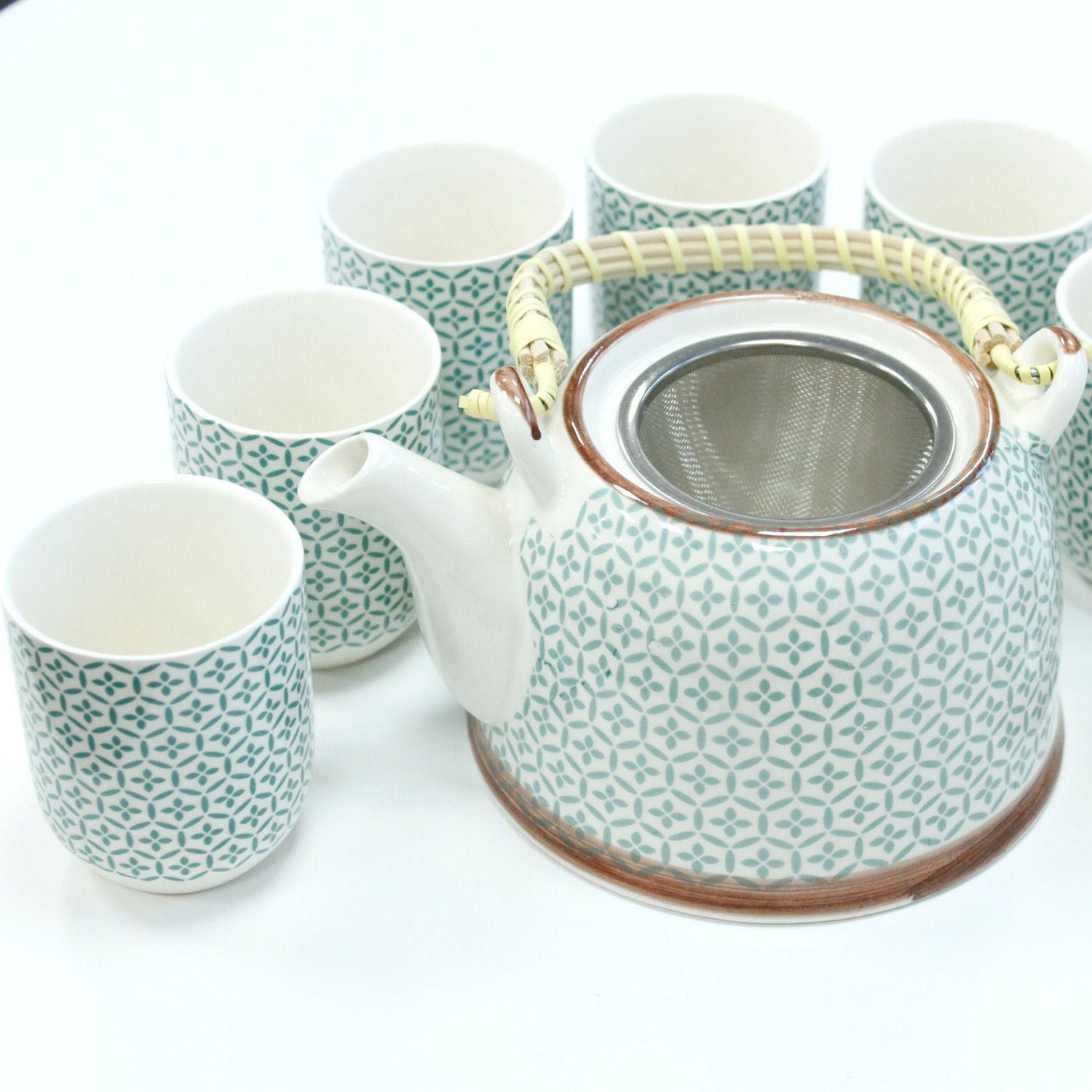 Conjunto de Bule – Mosaico Verde